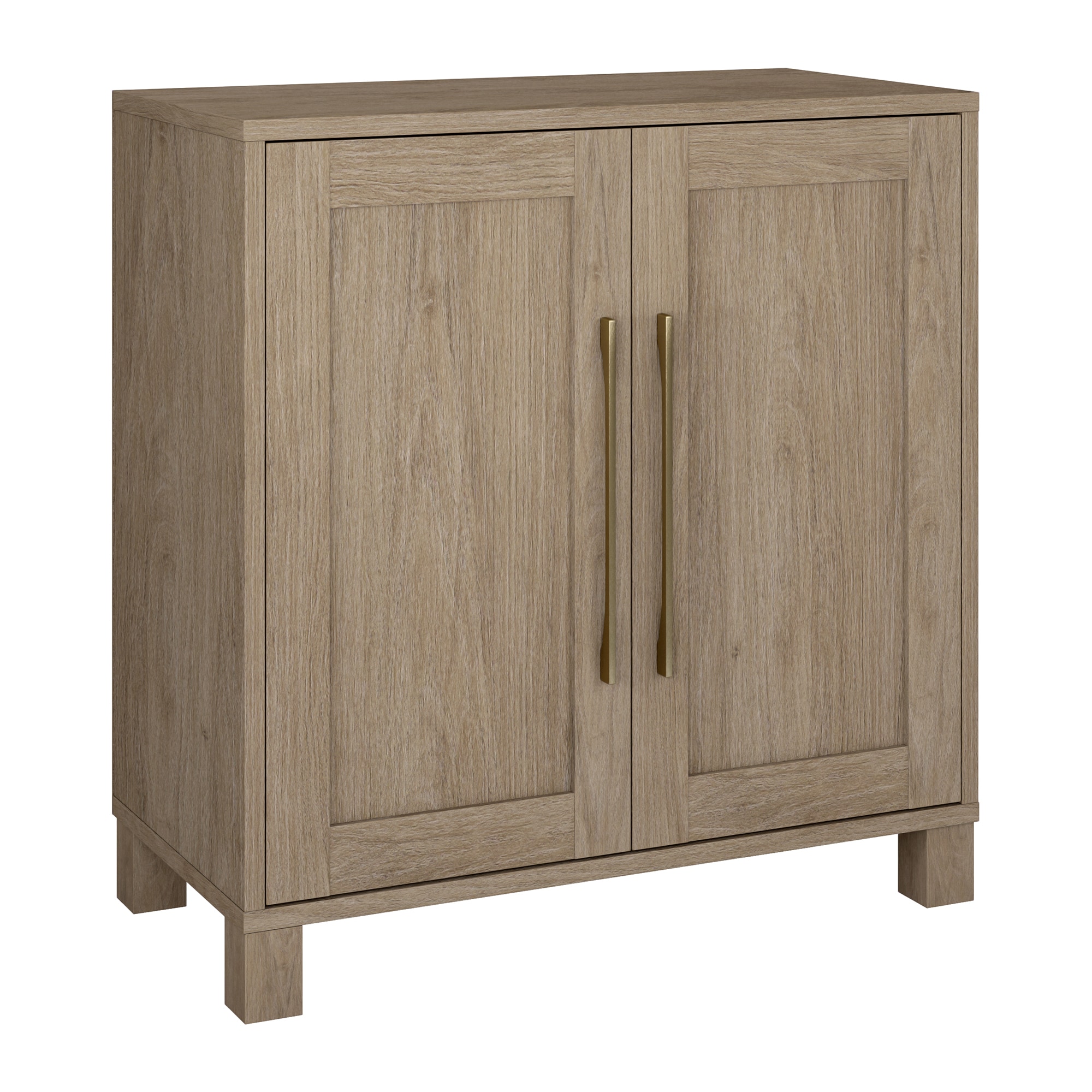 Hailey Home AC1967 28-in W Antiqued Gray Oak Accent Cabinet