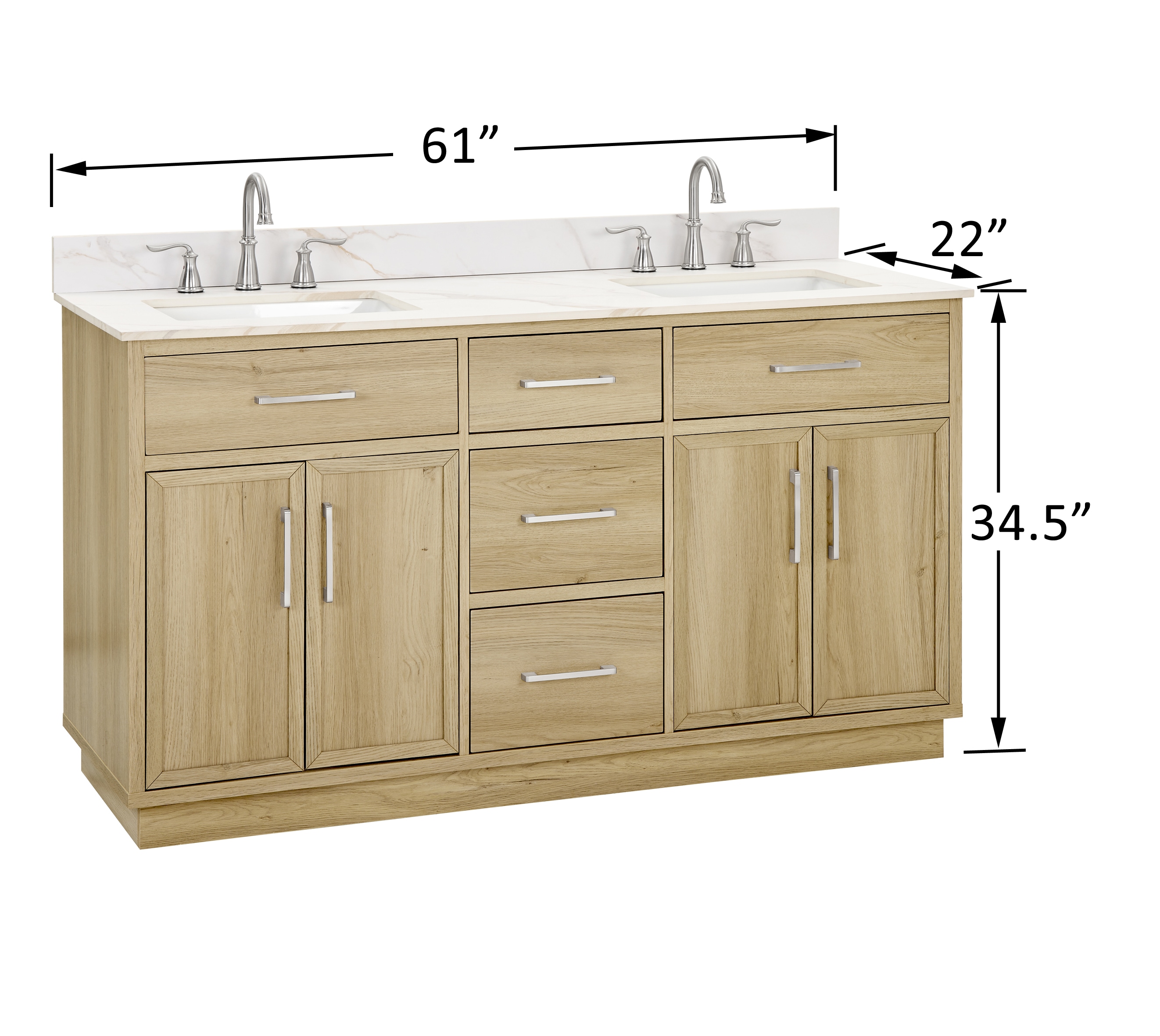 Style Selections LW-8669-60 Bath-Vanity-Combo - View #6