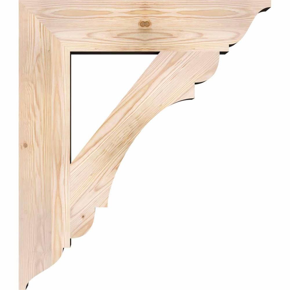 Ekena Millwork BKT06X28X32OLY01SDF Exterior-Brackets-Braces - View #3
