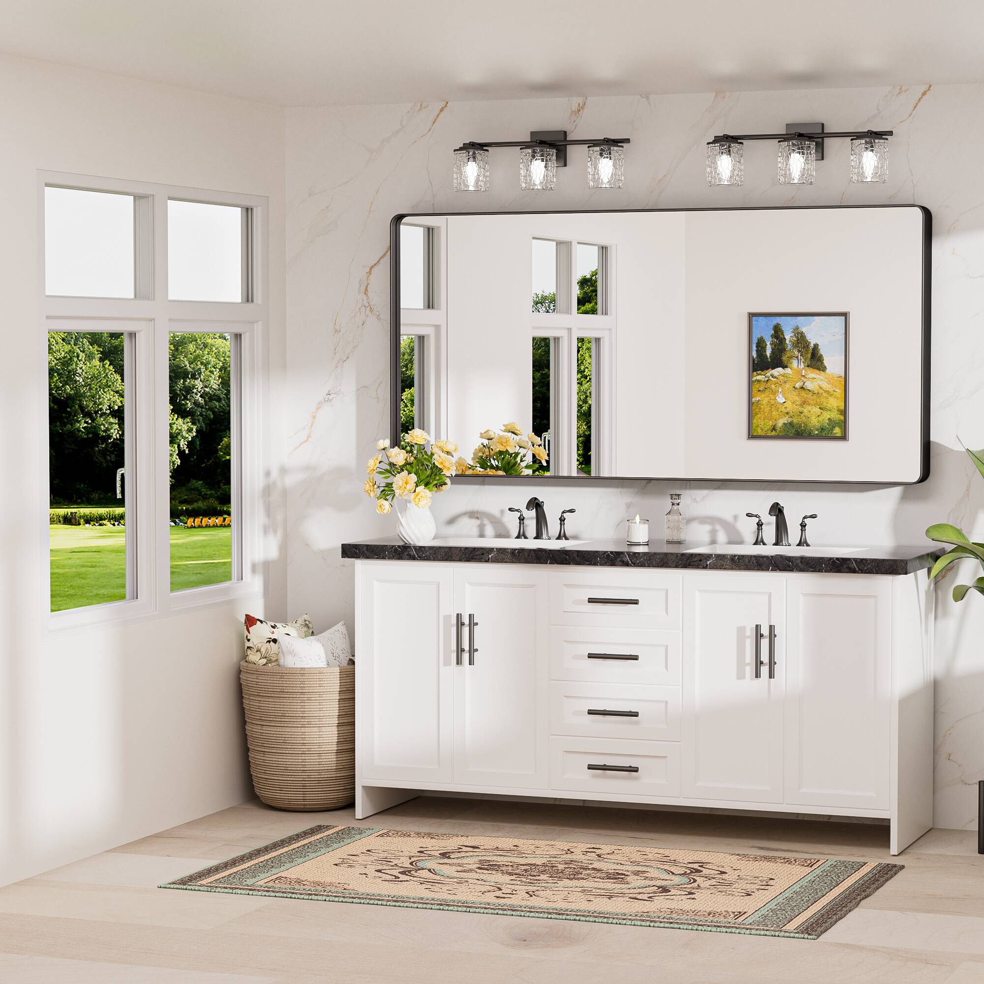 Keonjinn LW-JSKYJ2-18291BK Decor-Mirrors - View #2