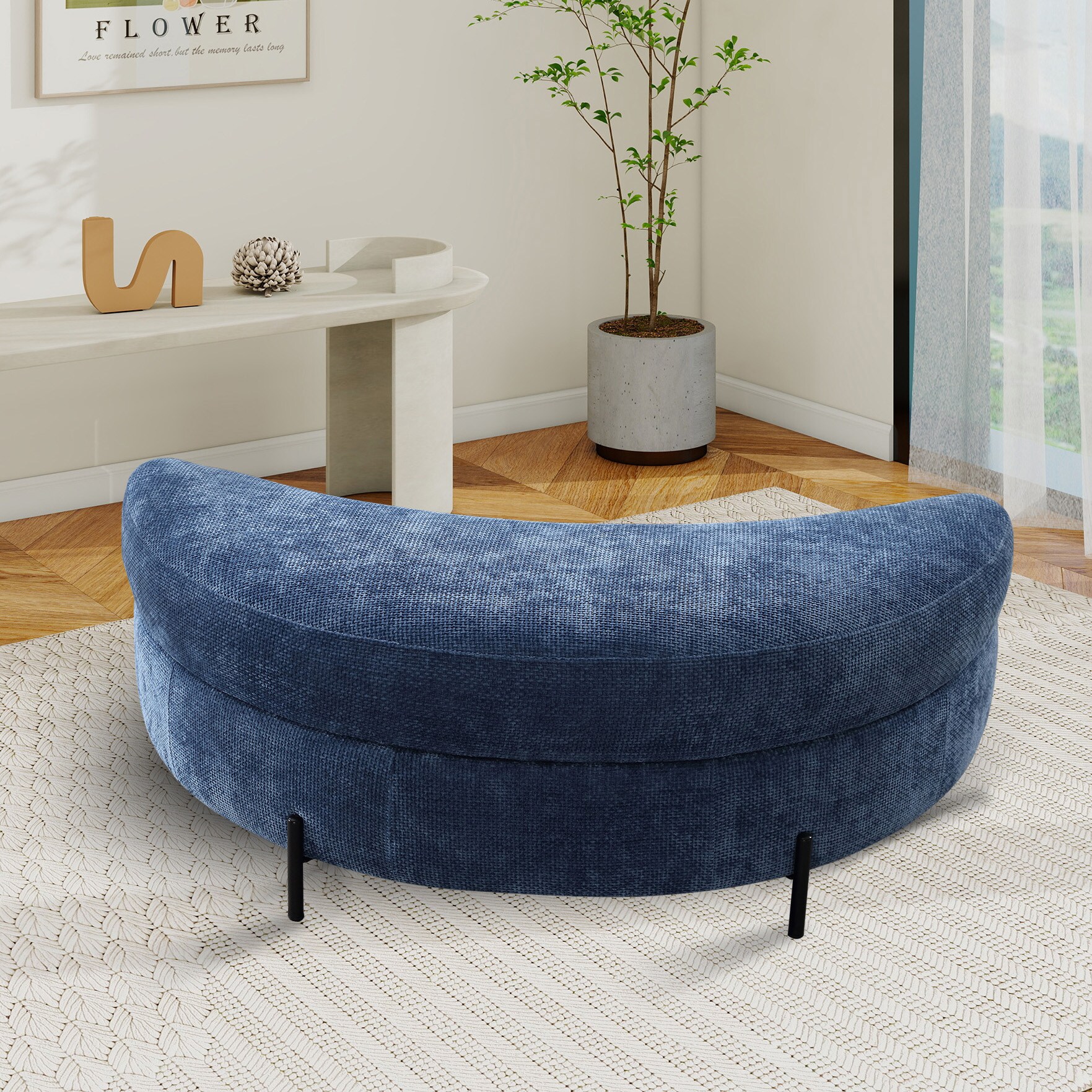 Hrinhom HC-W4004-BLUE Indoor-Ottomans - View #6