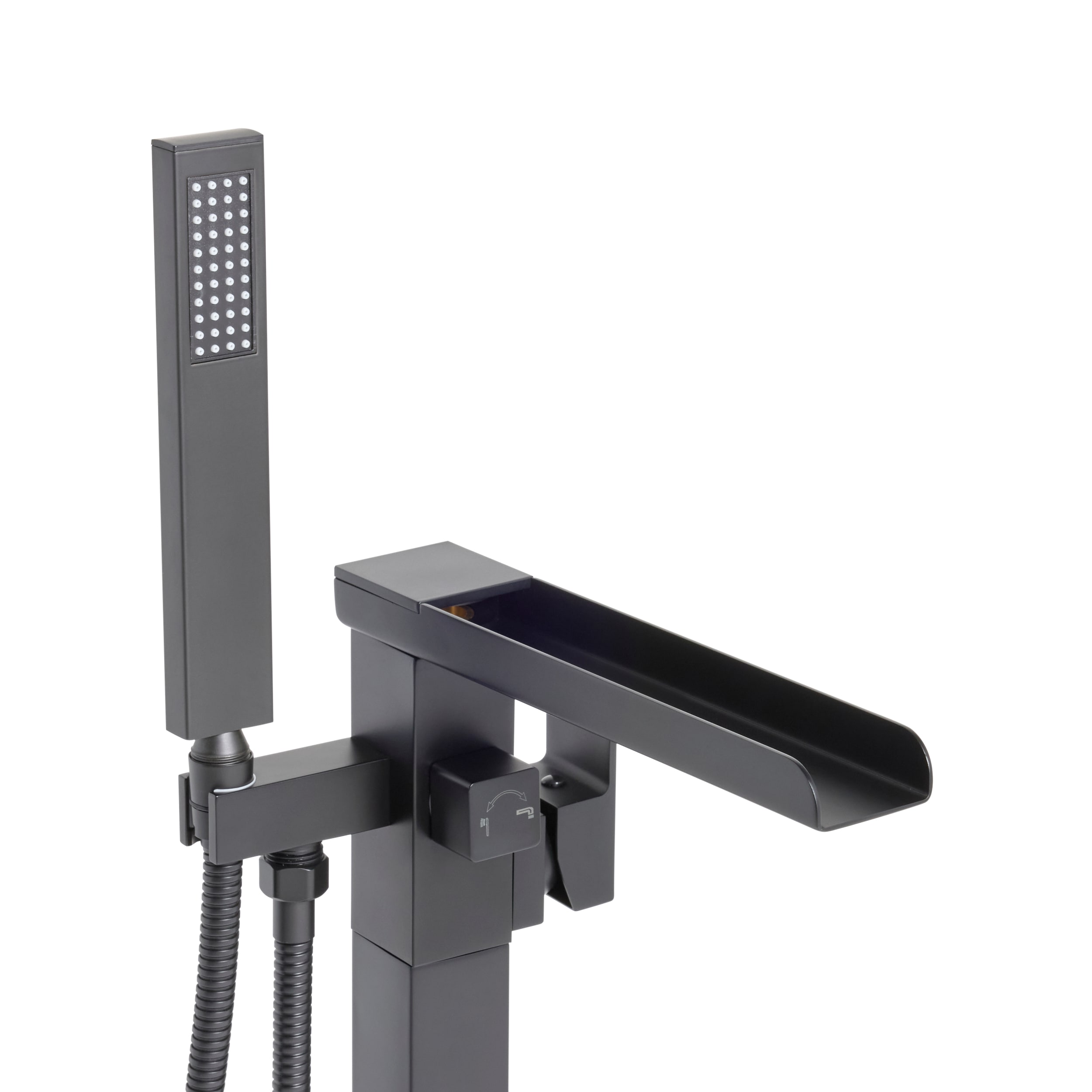 BWE A-97007-BLACK Roman-Tub-Faucets - View #11