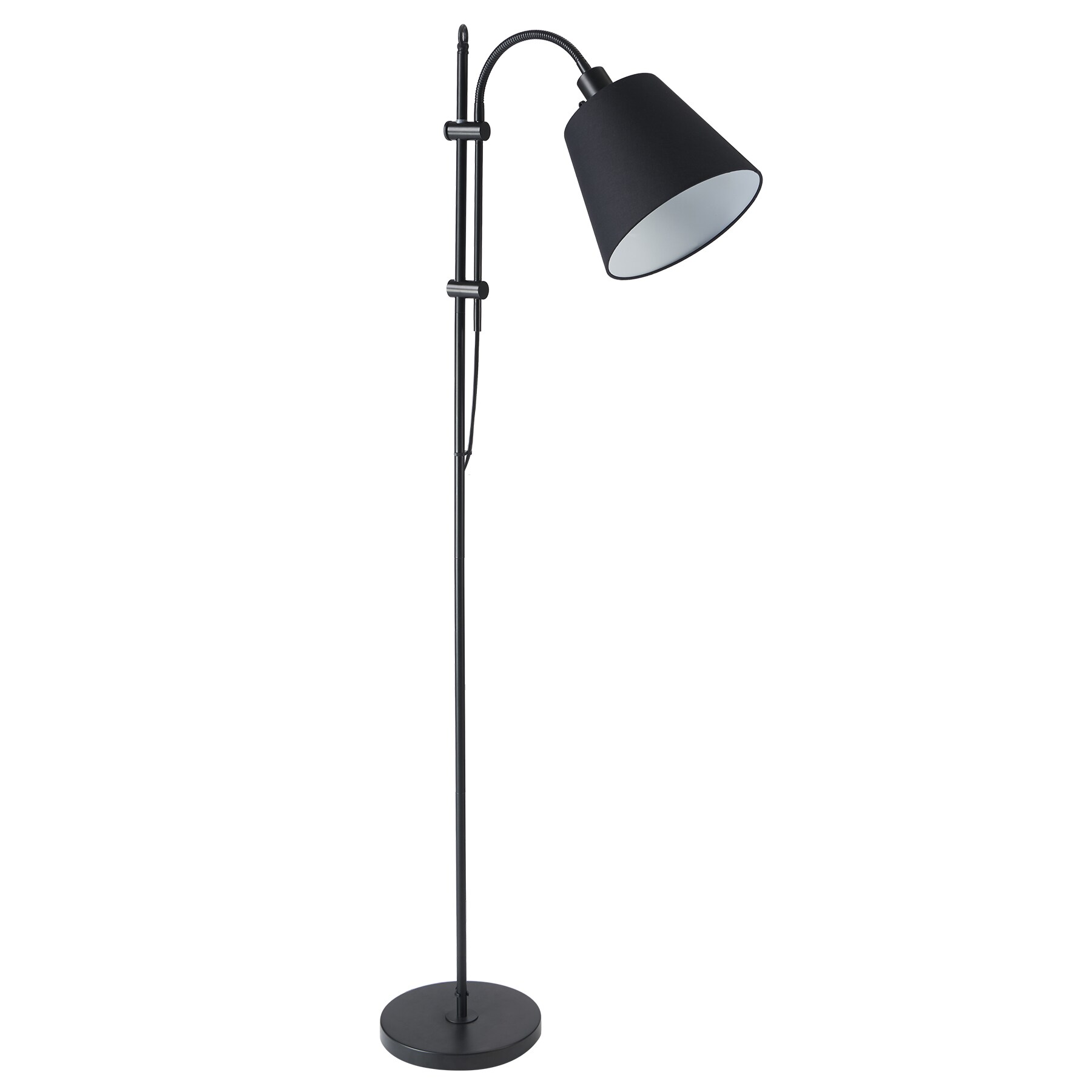 matte black arc floor lamp