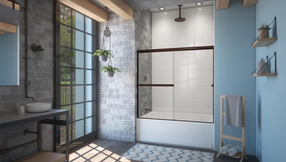 Arizona Shower Door LETE58X563AOBCL Bathtub-Doors - View #2