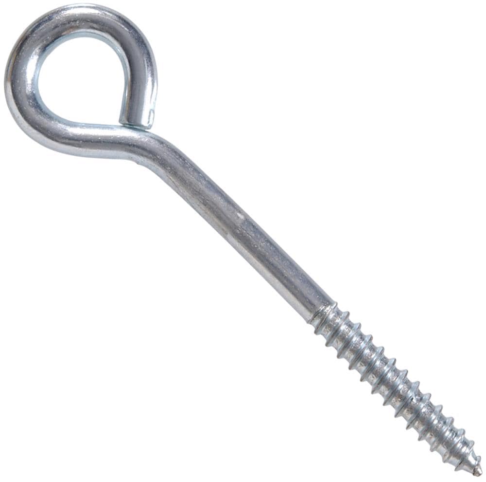 Hillman 321156 3/8-in 3/8-in x 5-1/2-in Zinc-plated Exterior Coarse Thread Eye Bolt 10 -Count