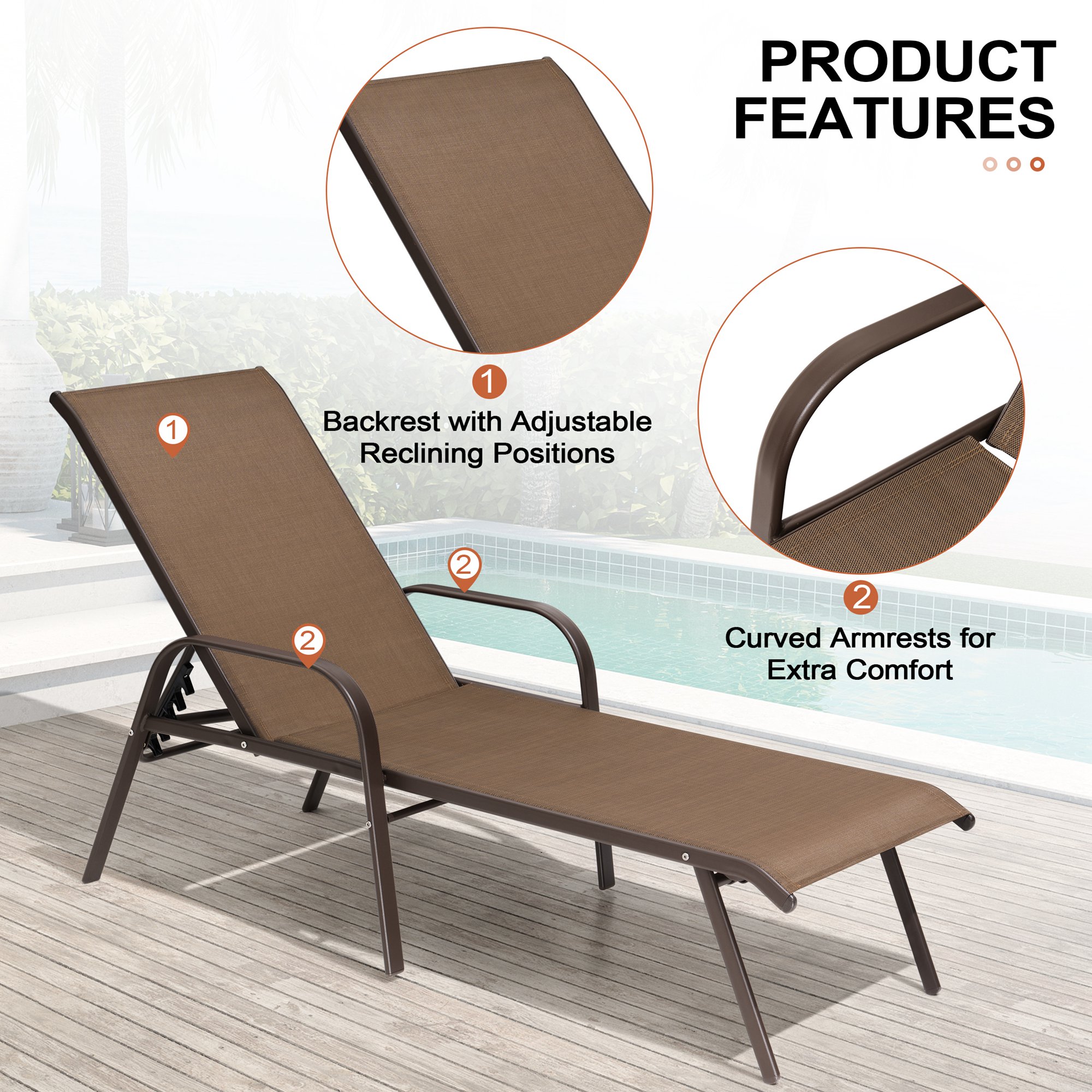 Crestlive Products CL-LG012BRN Patio-Chairs - View #5
