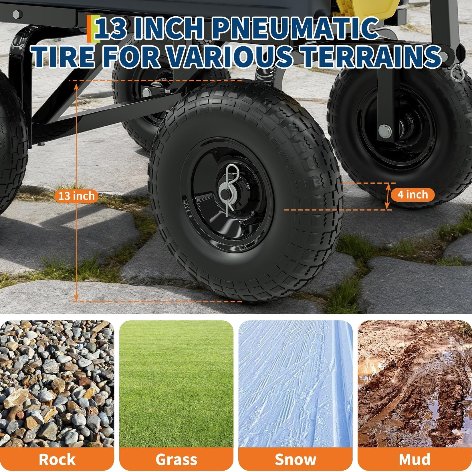 GarveeLife FLYPPG34F8YHGT Plant-Caddy-Cart - View #3