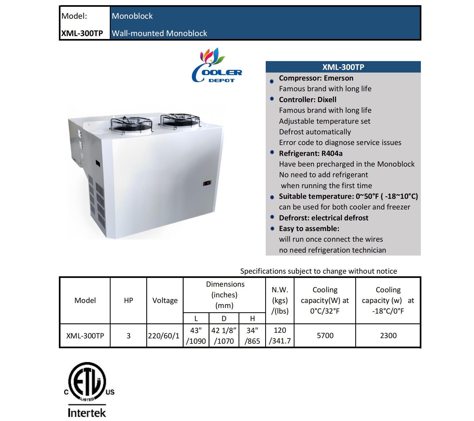 Cooler Depot 3XXXML-300TP Commercial-Refrigerators - View #5