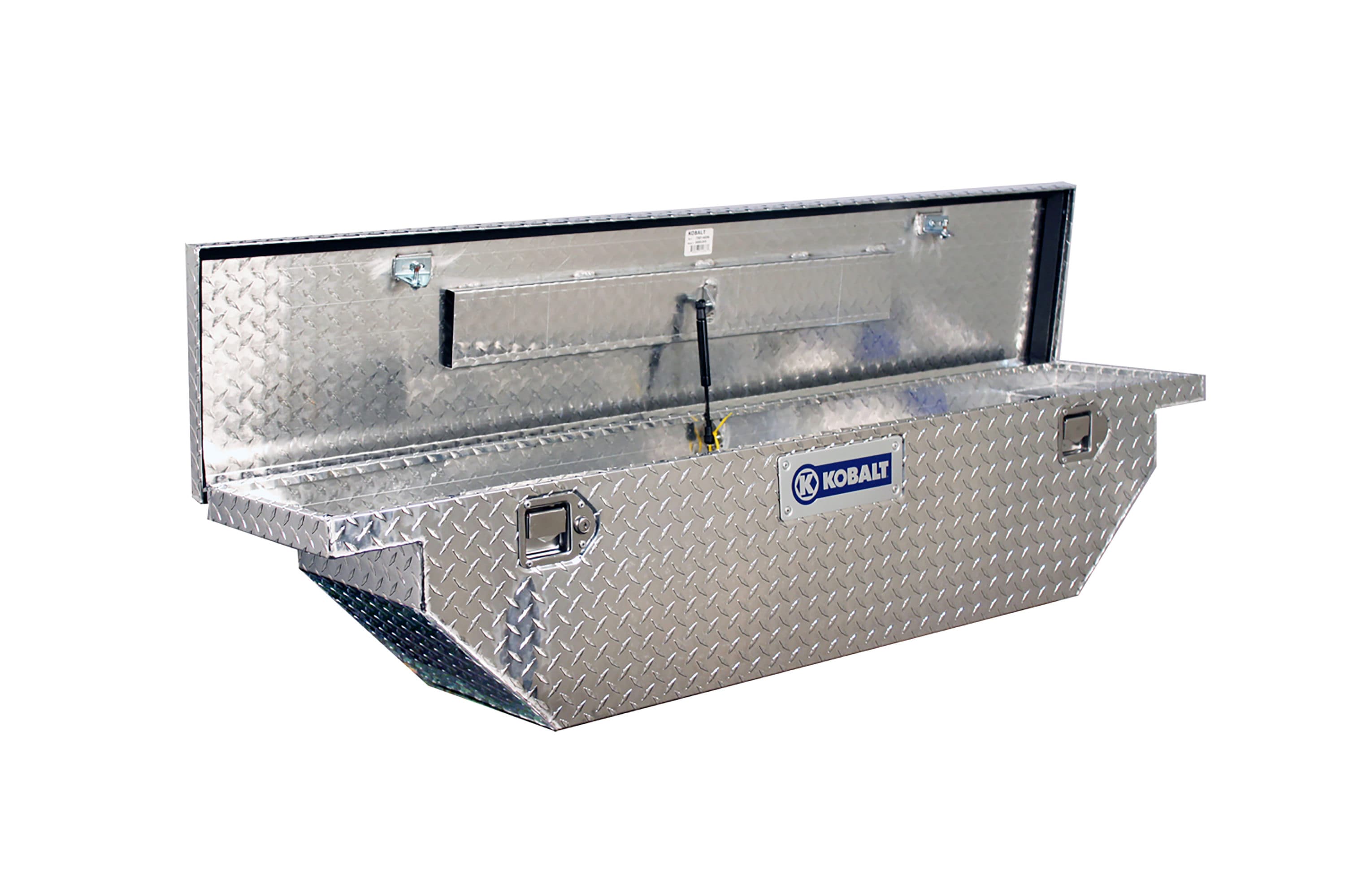 Kobalt 63-in x 14-in x 13-in Aluminum Crossover Truck Tool Box at