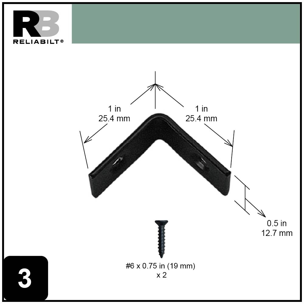 RELIABILT 22500PKBLG Mending-Plates-Brackets-Braces - View #4