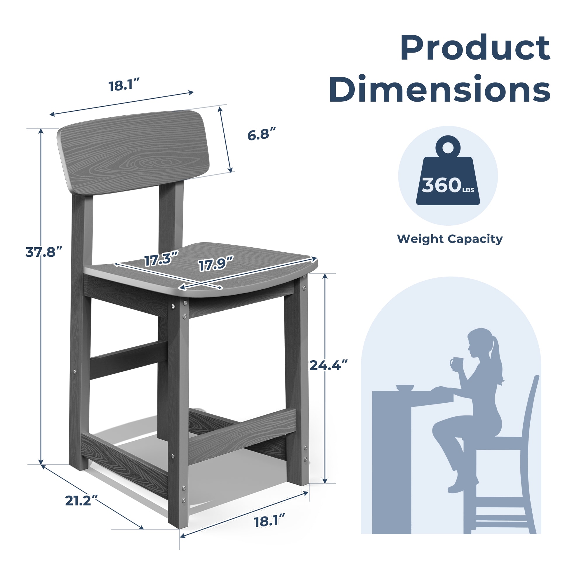 JEAREY XJG3JT-GY Patio-Chairs - View #3