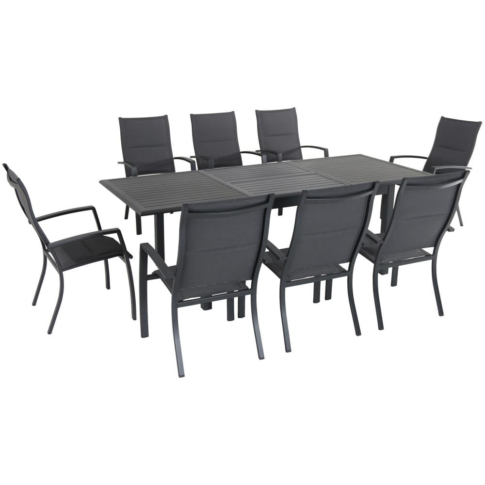 Hanover CAMDN9PCHB-GRY Patio-Dining-Sets - View #2