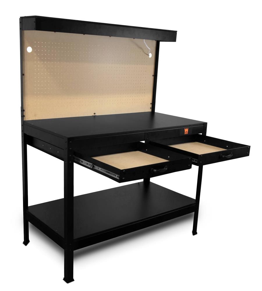 WEN 35-in H 2-Drawers Black Steel at Lowes.com