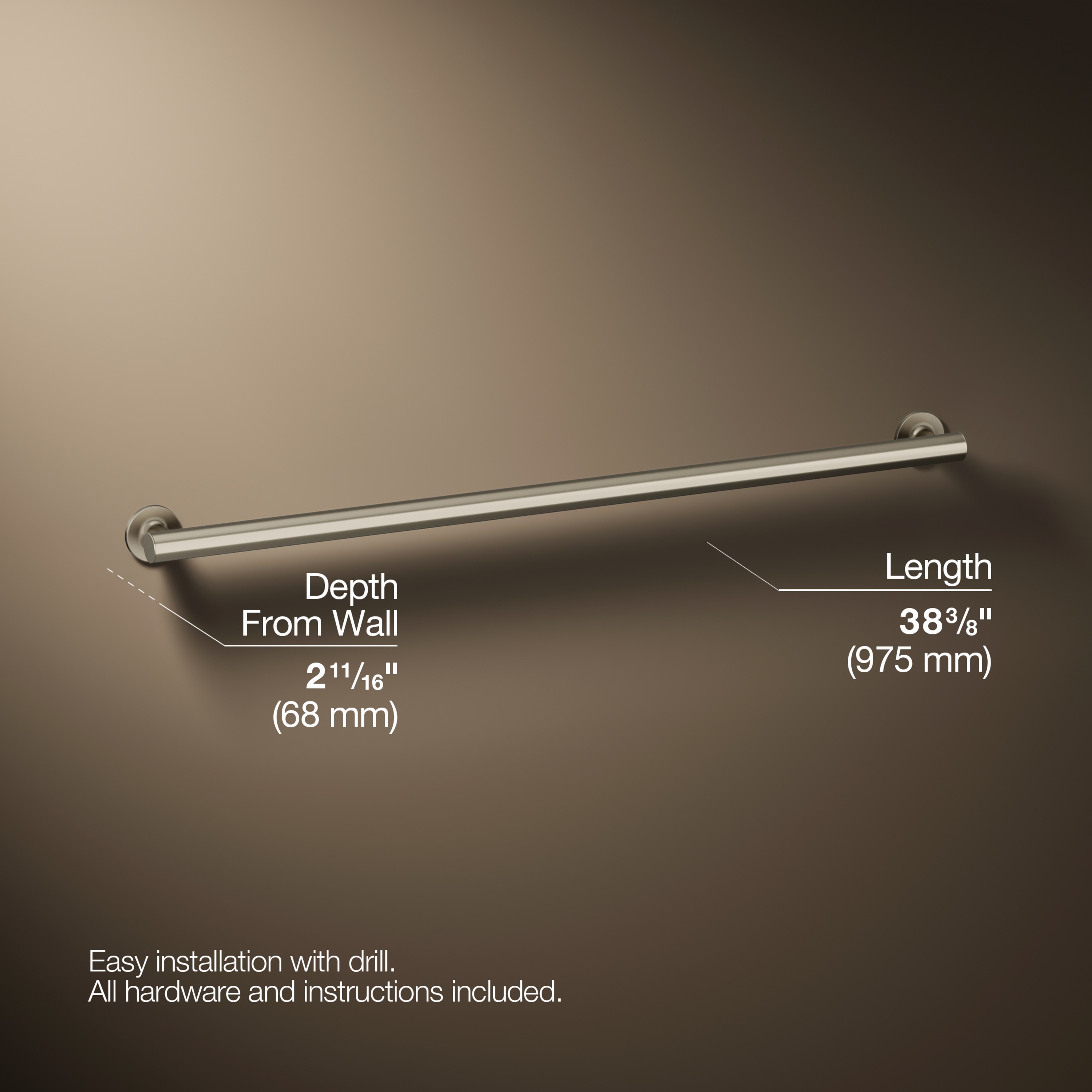 KOHLER 11895-BN Grab-Bars - View #4
