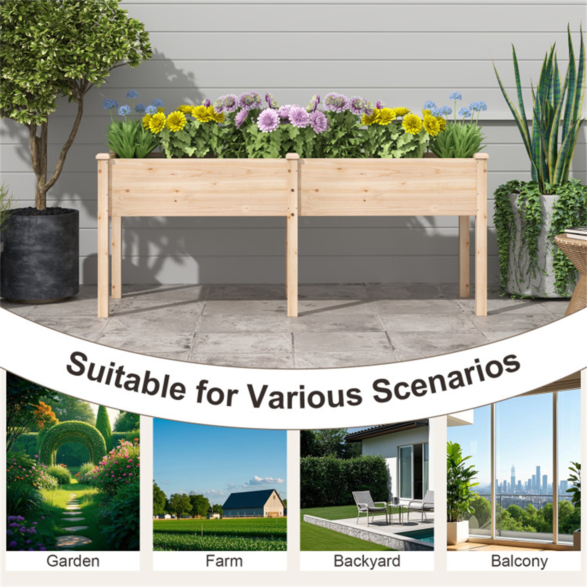 BABOOM BOM-T4281NA-CO Raised-Planter-Boxes - View #10