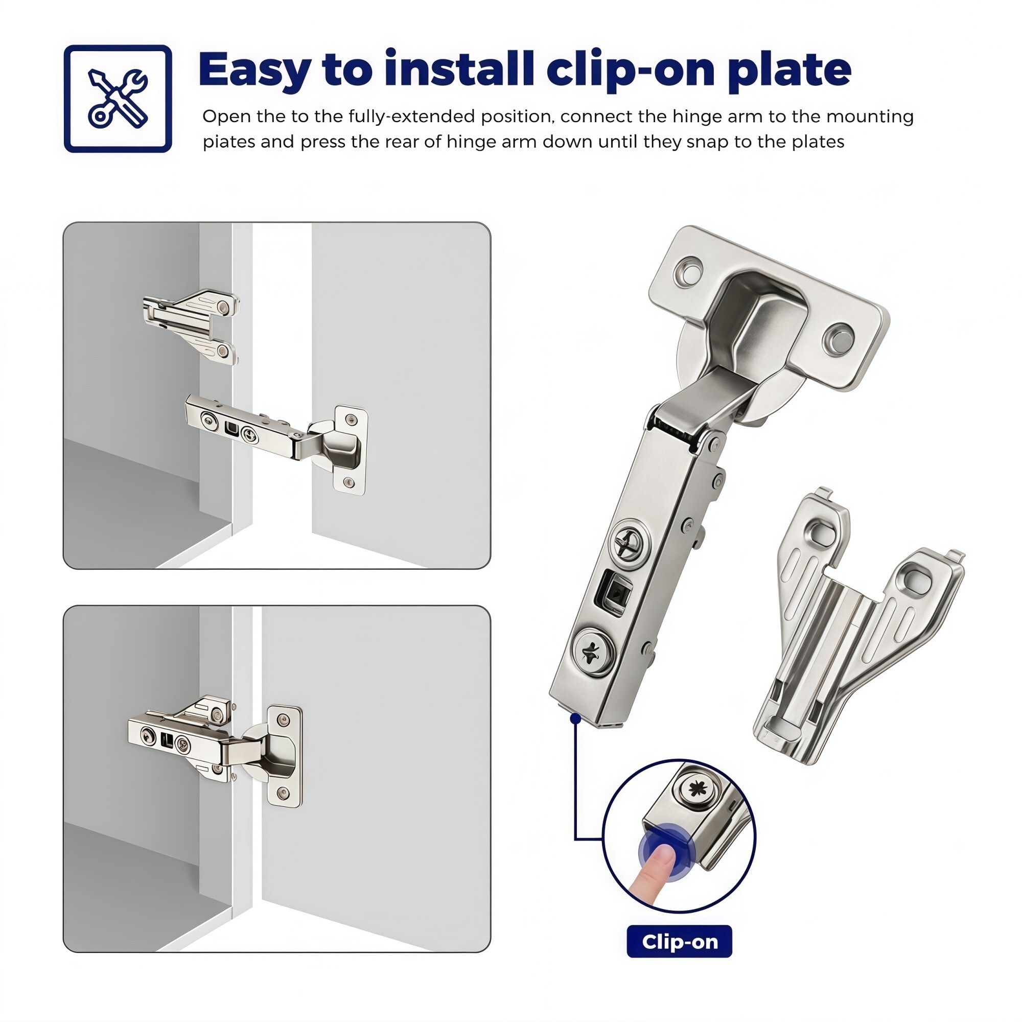Numhew NHWILL8292 Cabinet-Hinges - View #5
