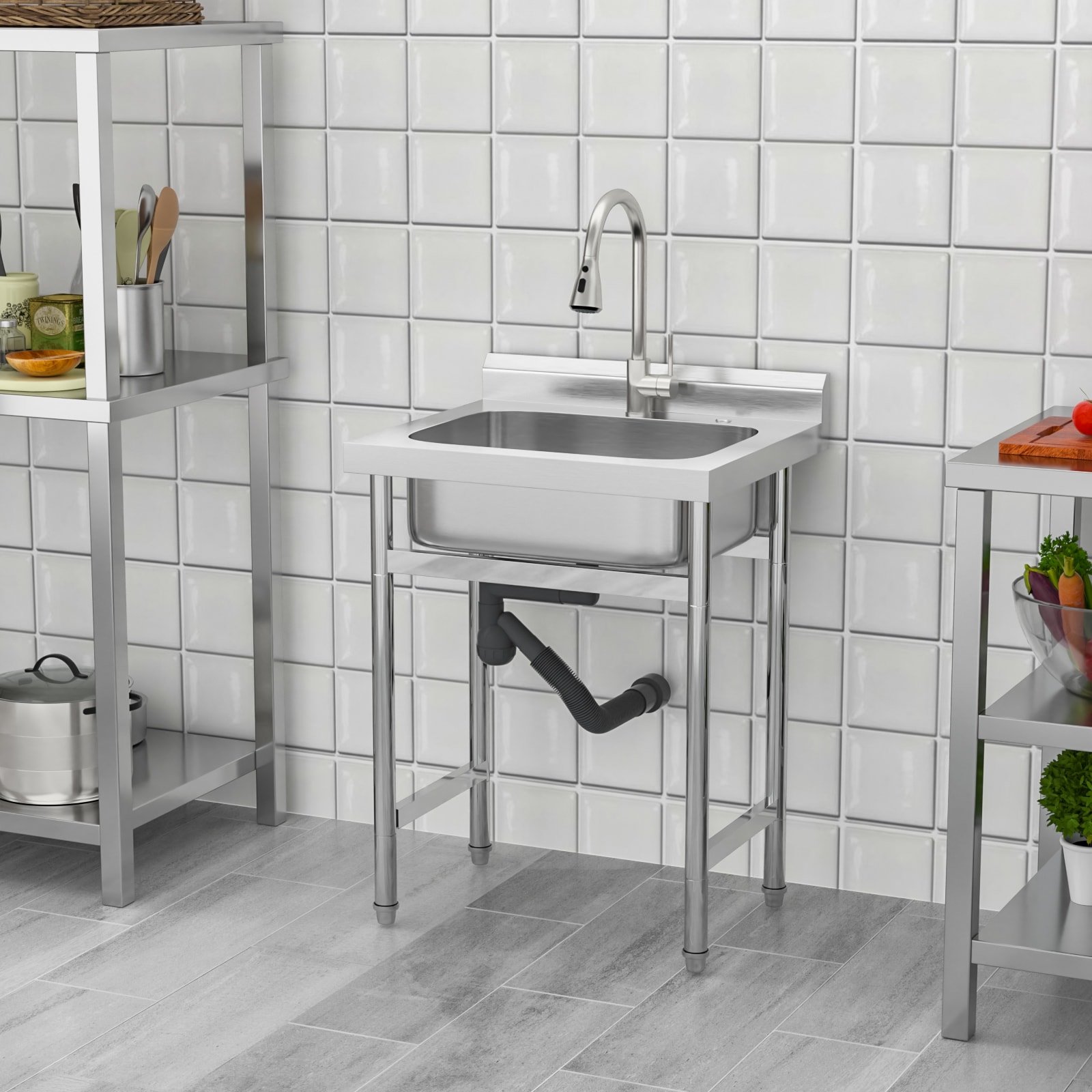 Lordear LD-SYSC2 Laundry-Tubs-Utility-Sinks - View #3