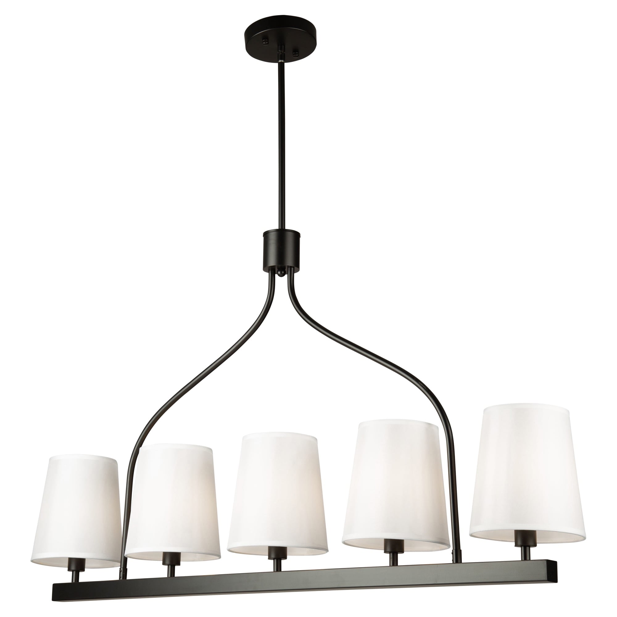 ARTCRAFT SC13336BK Rhythm Black LED Candelabra Base (e-12) Pool Table Lighting