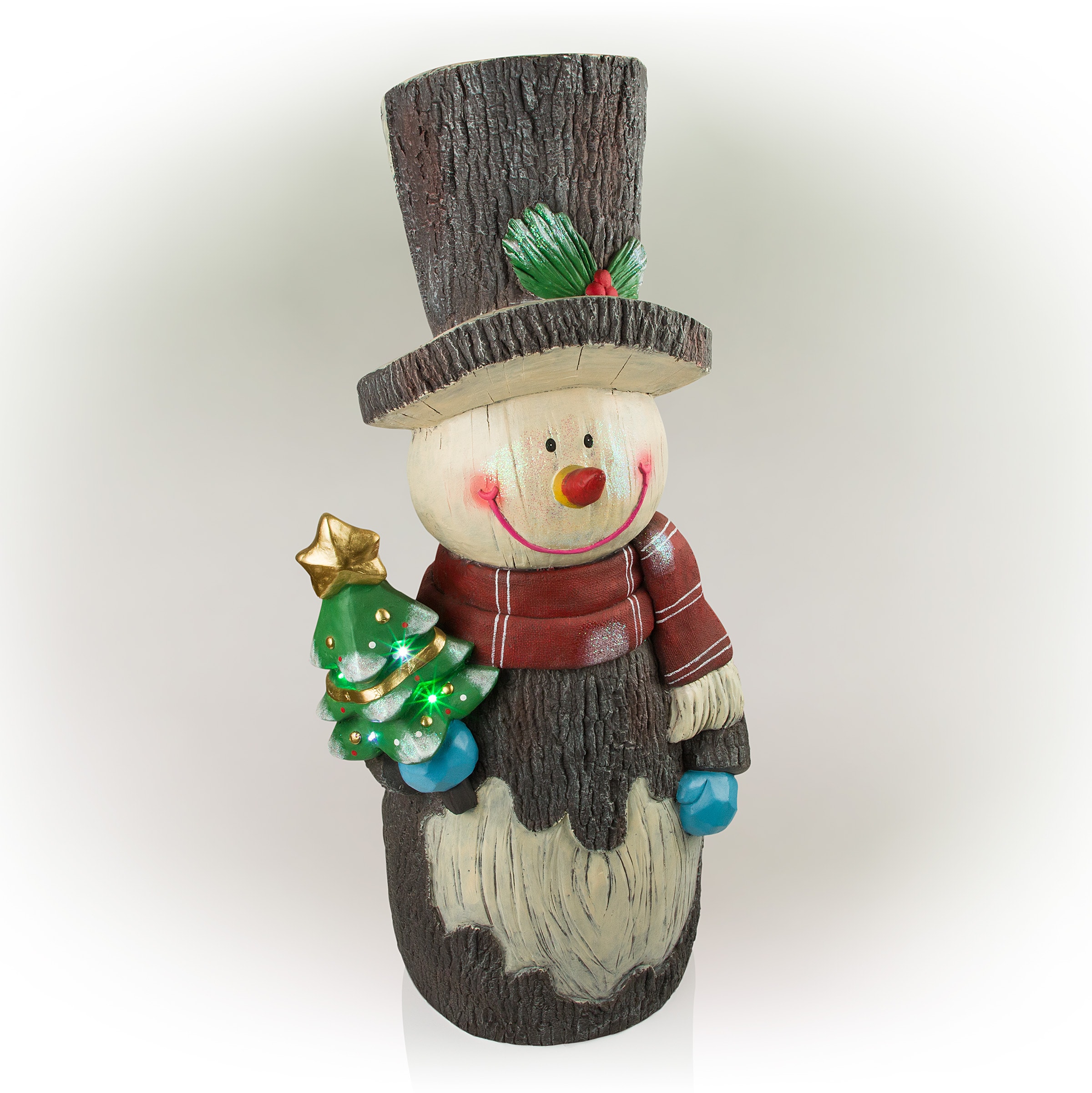 SANTA SNOWMAN SALT & PEPPER SET - gold electroplating - Schoolhouse Earth