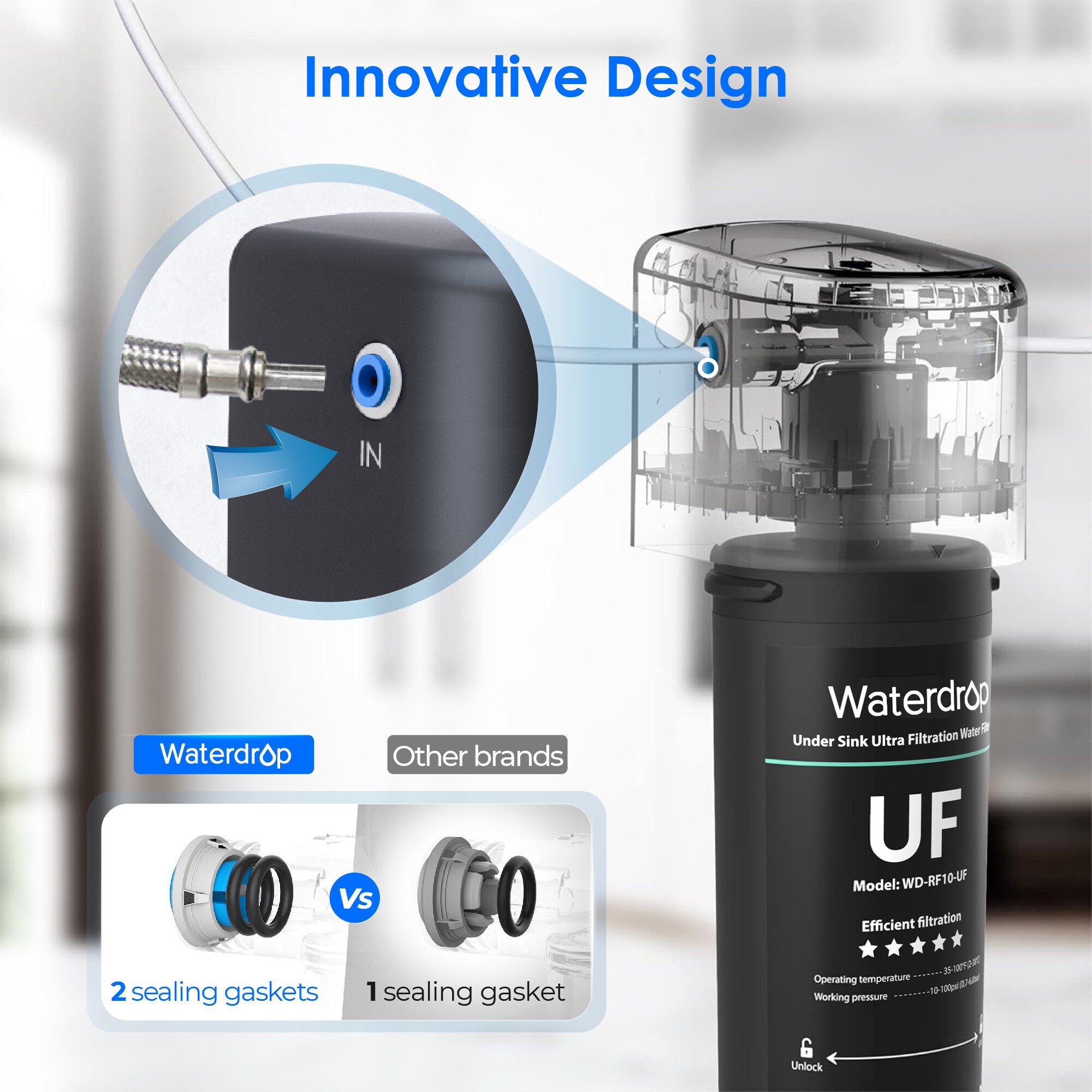 Waterdrop BL-WD-17UB-UFST Under-Sink-Filtration-Systems - View #7