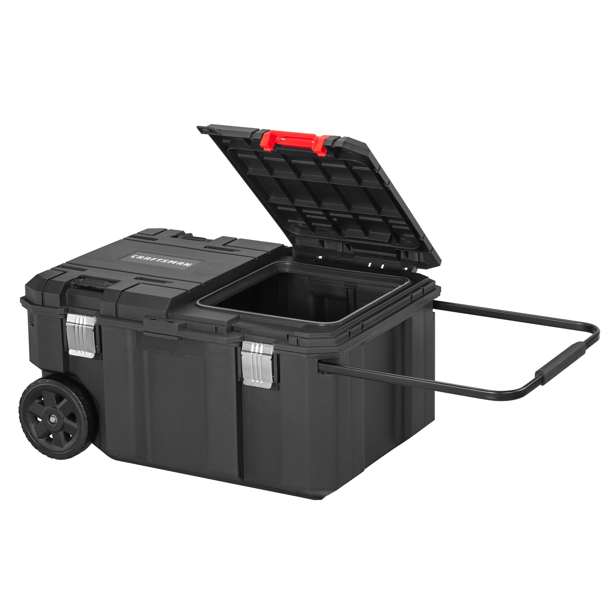 CRAFTSMAN 25-in Multiple Colors/Finishes Plastic Lockable Tool Box