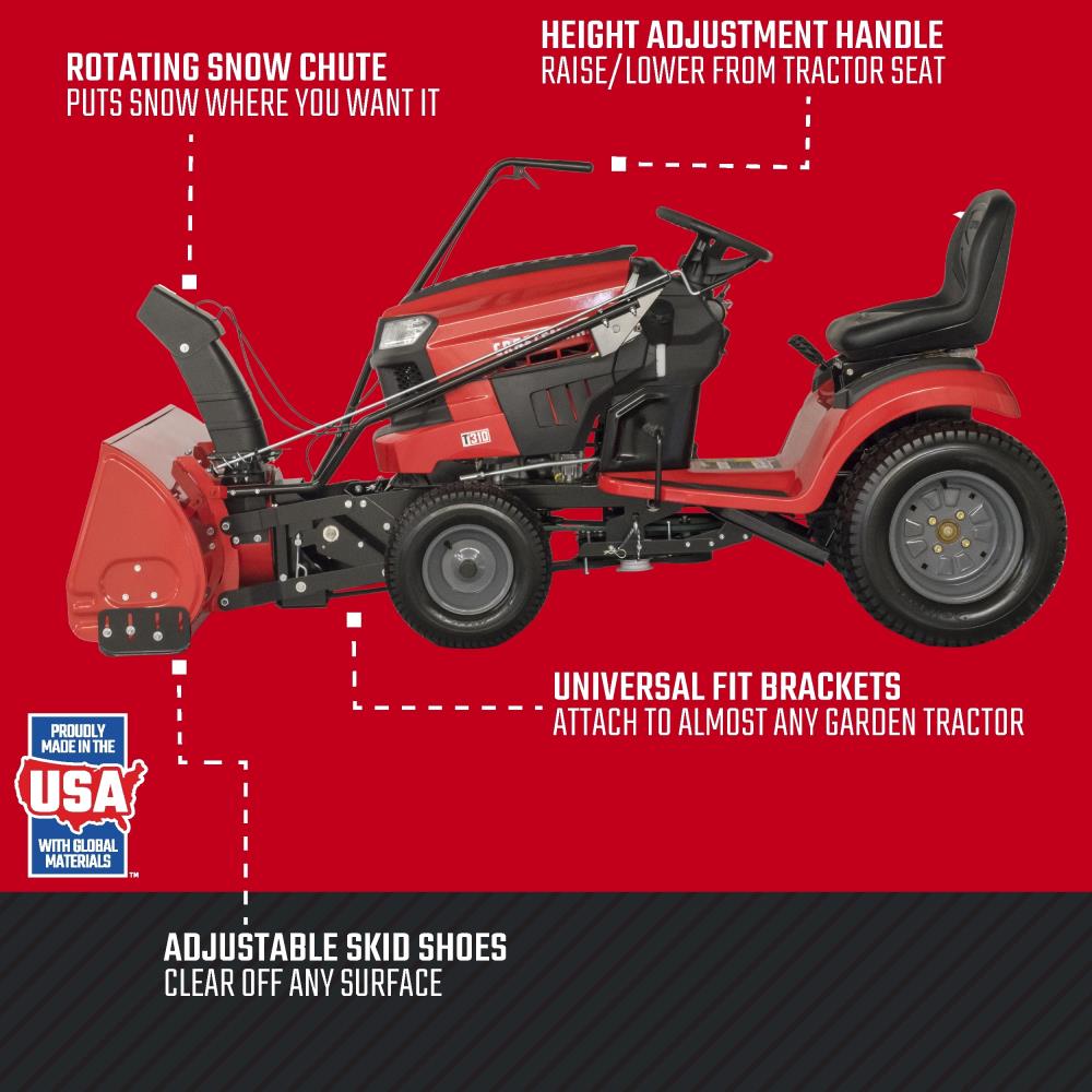 CRAFTSMAN CMX-GZ-BF-71-24837 Lawn-Tractor-Snow-Blowers - View #9