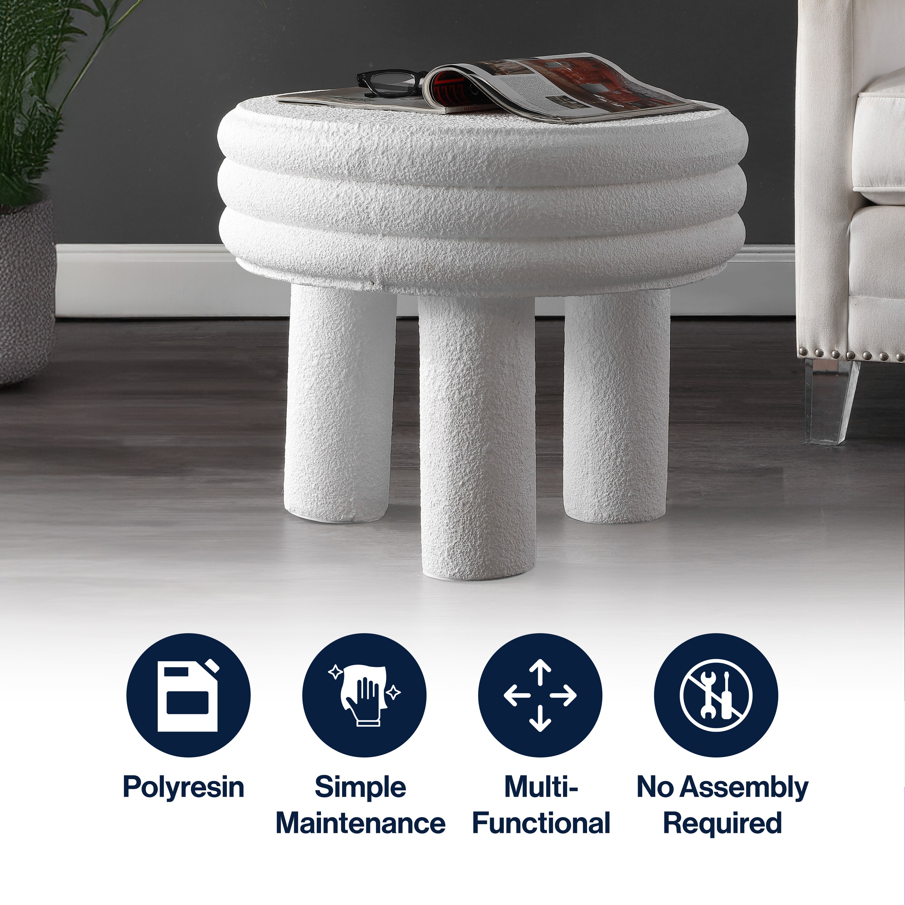 JONATHAN  Y TBL1106C Patio-Tables - View #3