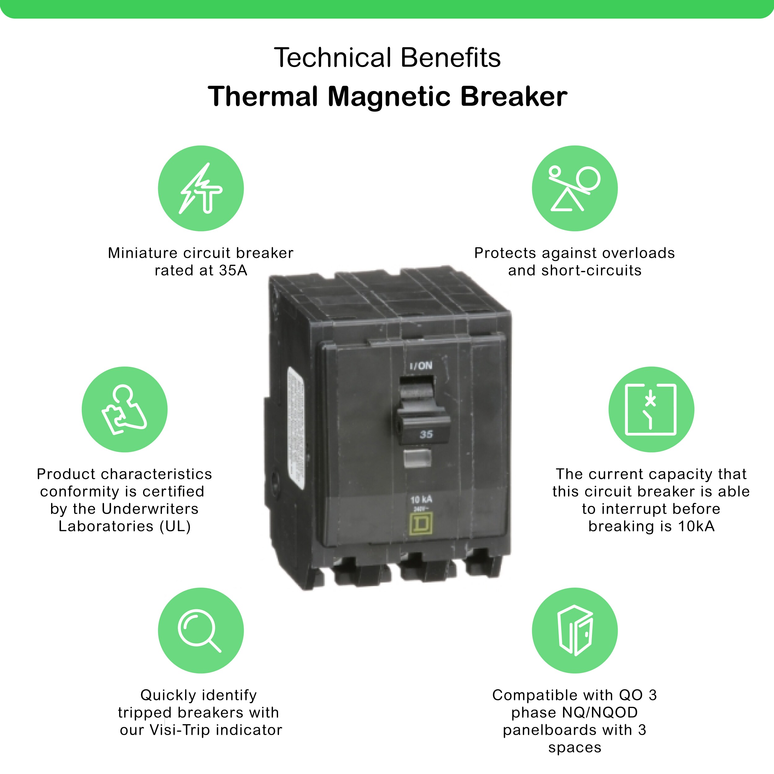 Square D QO335CP Circuit-Breakers - View #2