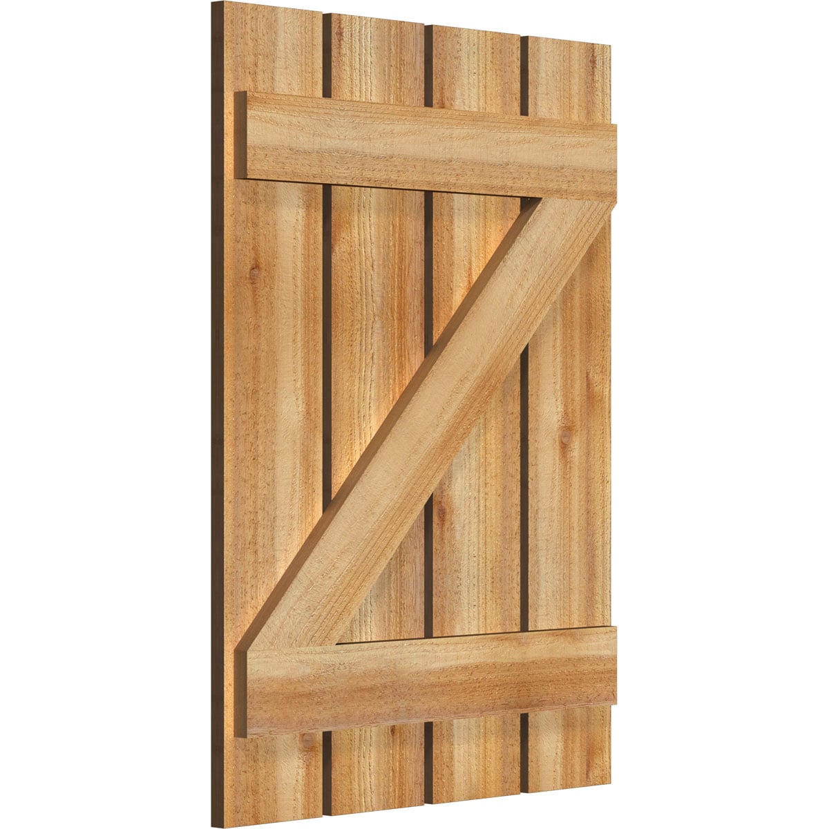 Ekena Millwork RBS06Z23X032RWR Exterior-Shutters - View #2