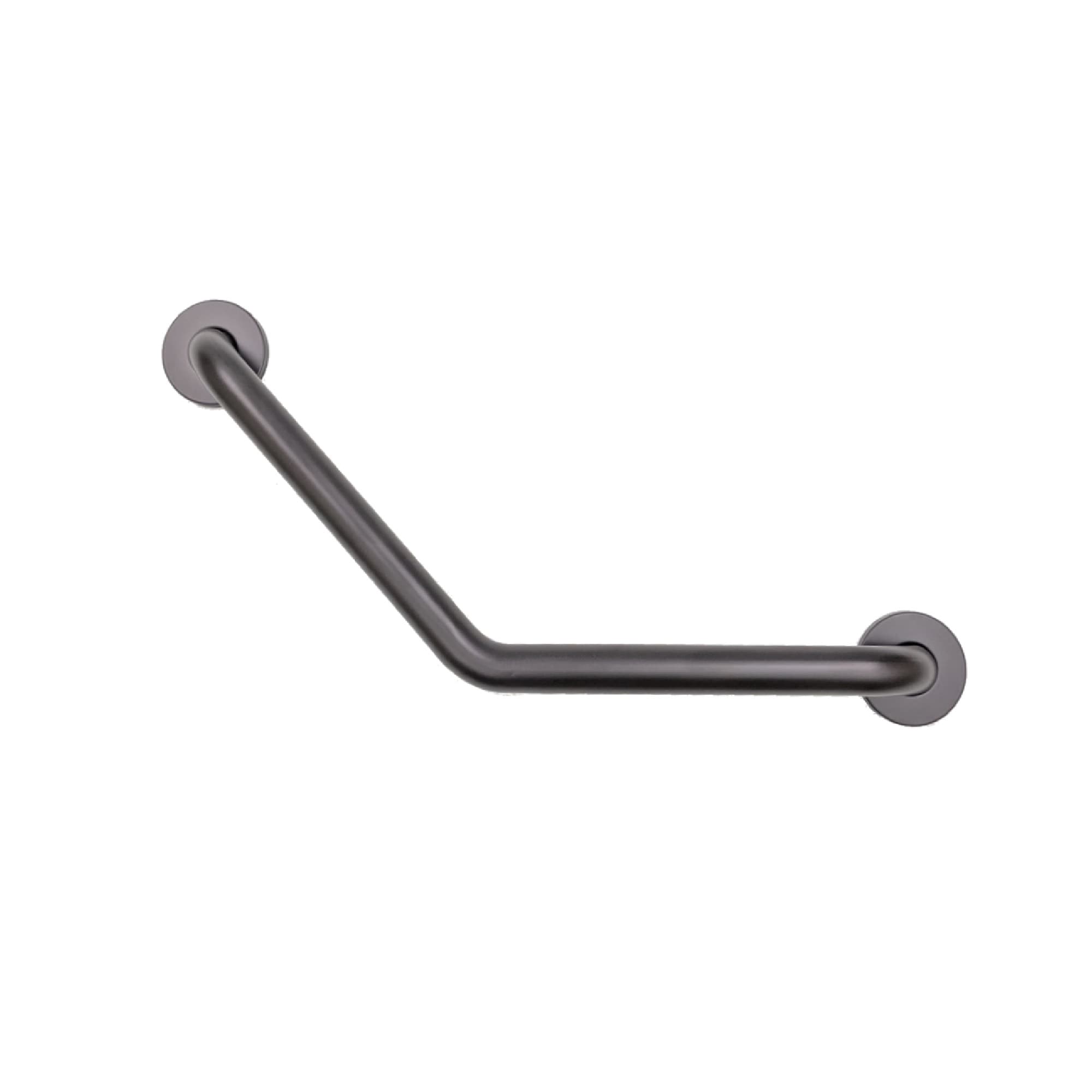 CSI Bathware BAR-BB12-TW-125-MB Boomerang 12-in Matte Black Wall Mount ADA Compliant Grab Bar (500-lb Weight Capacity)