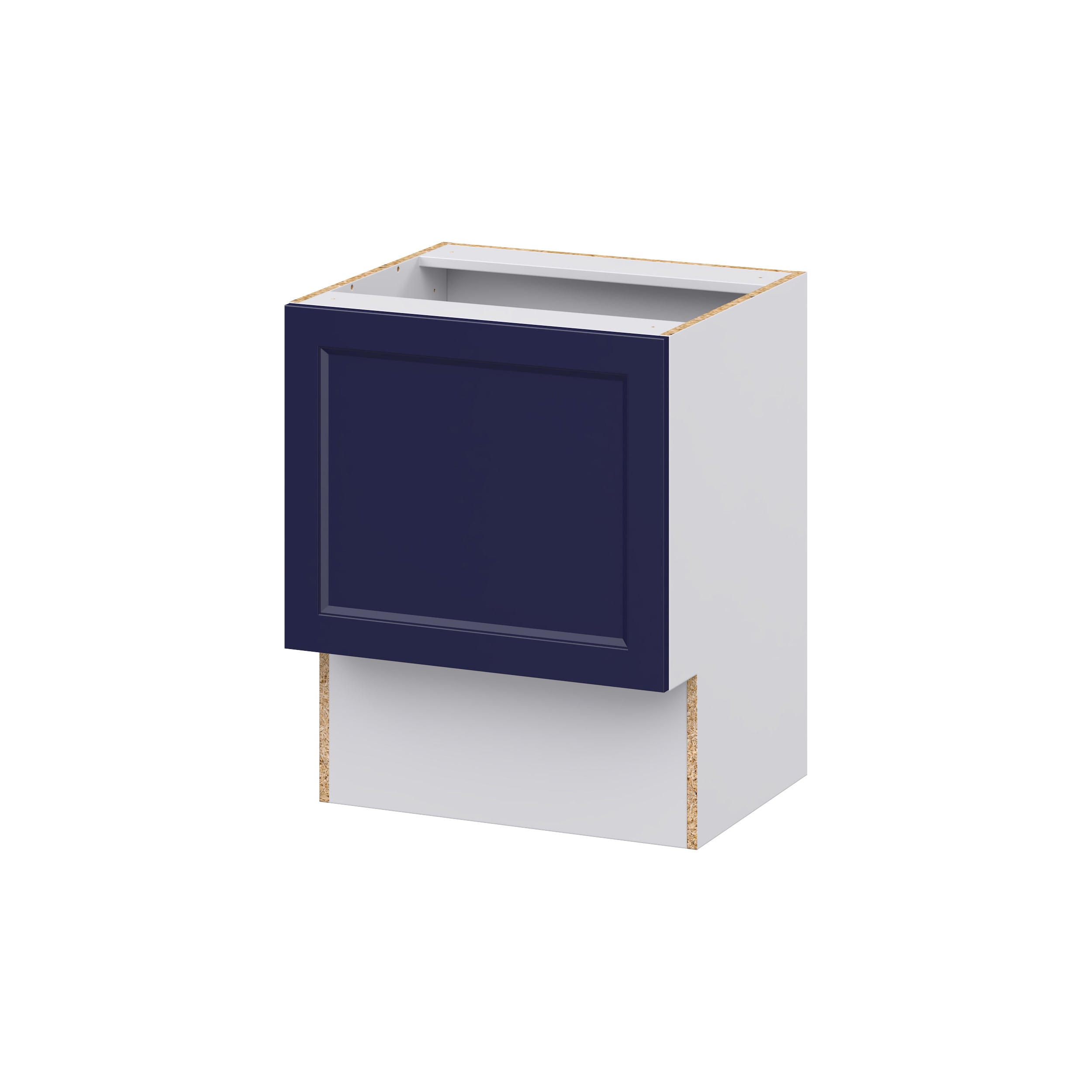 Hugo&Borg DSV24ADA(L/R)-LO Lorette 24-in W x 34.5-in H x 21-in D Navy Blue Base Fully assembled Cabinet (Recessed Panel Shaker)