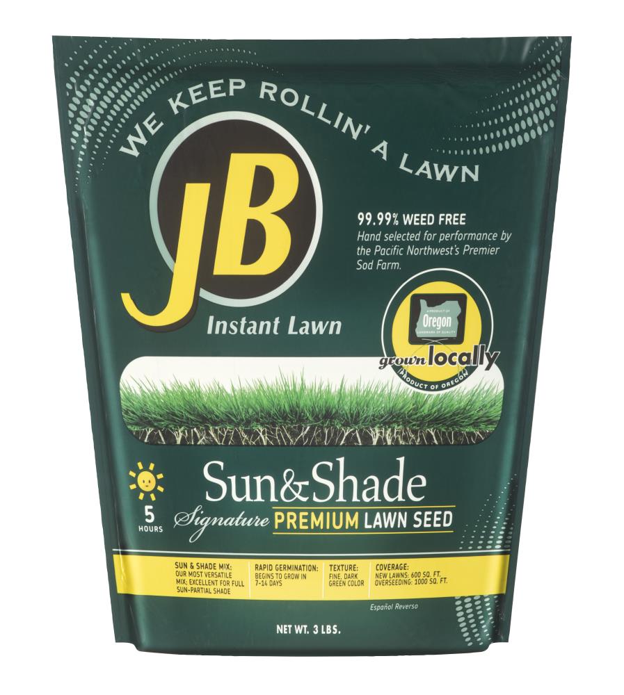 JB Instant Lawn 3SHADE JB Signature 3-lb Natural Perennial ryegrass Grass Seed