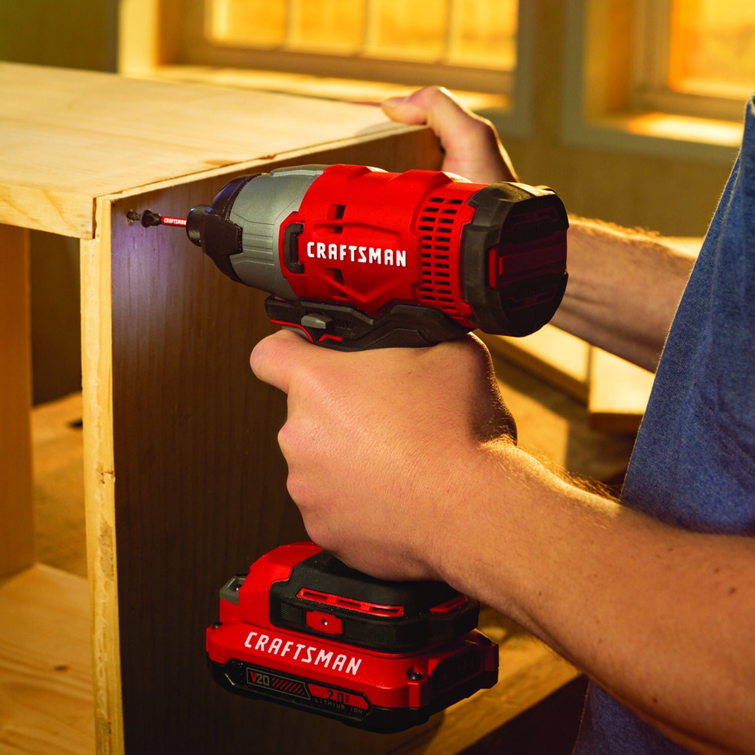 CRAFTSMAN 20volt Max 1/4in Variable Speed Cordless Impact Driver (1
