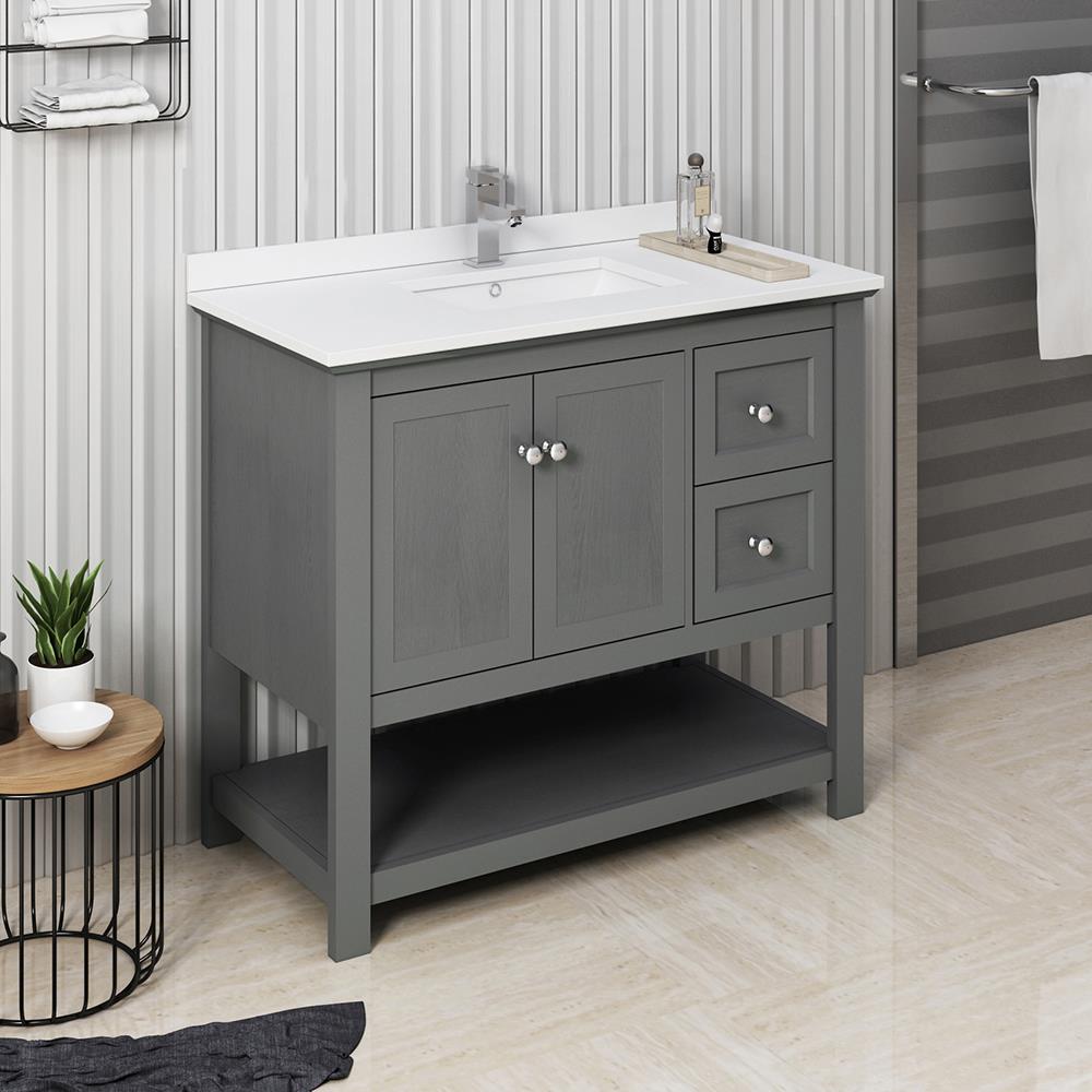 Fresca FCB2340VG-CWH-U Bath-Vanity-Combo - View #5