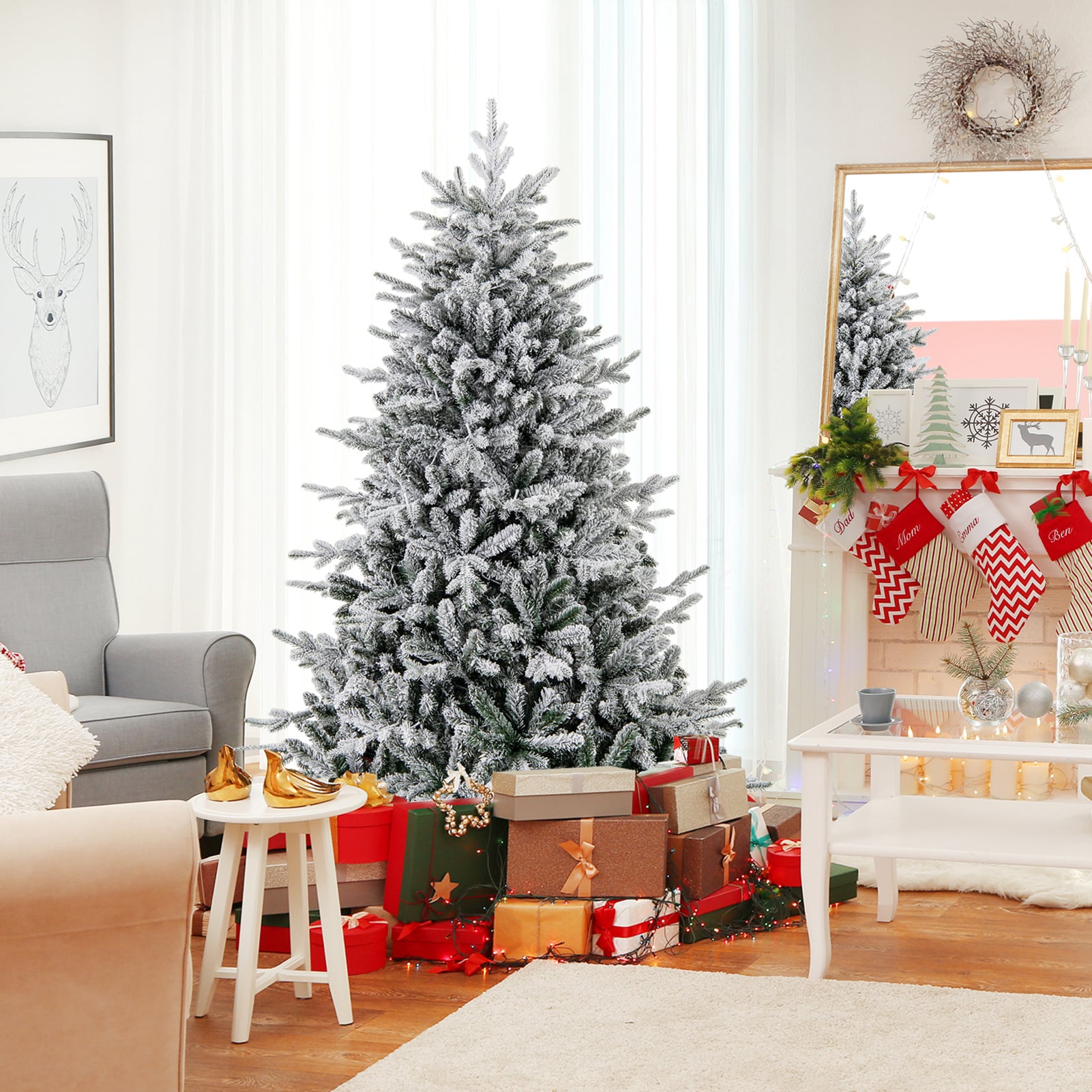 WELLFOR CM-HWY-20580 Artificial-Christmas-Trees - View #5