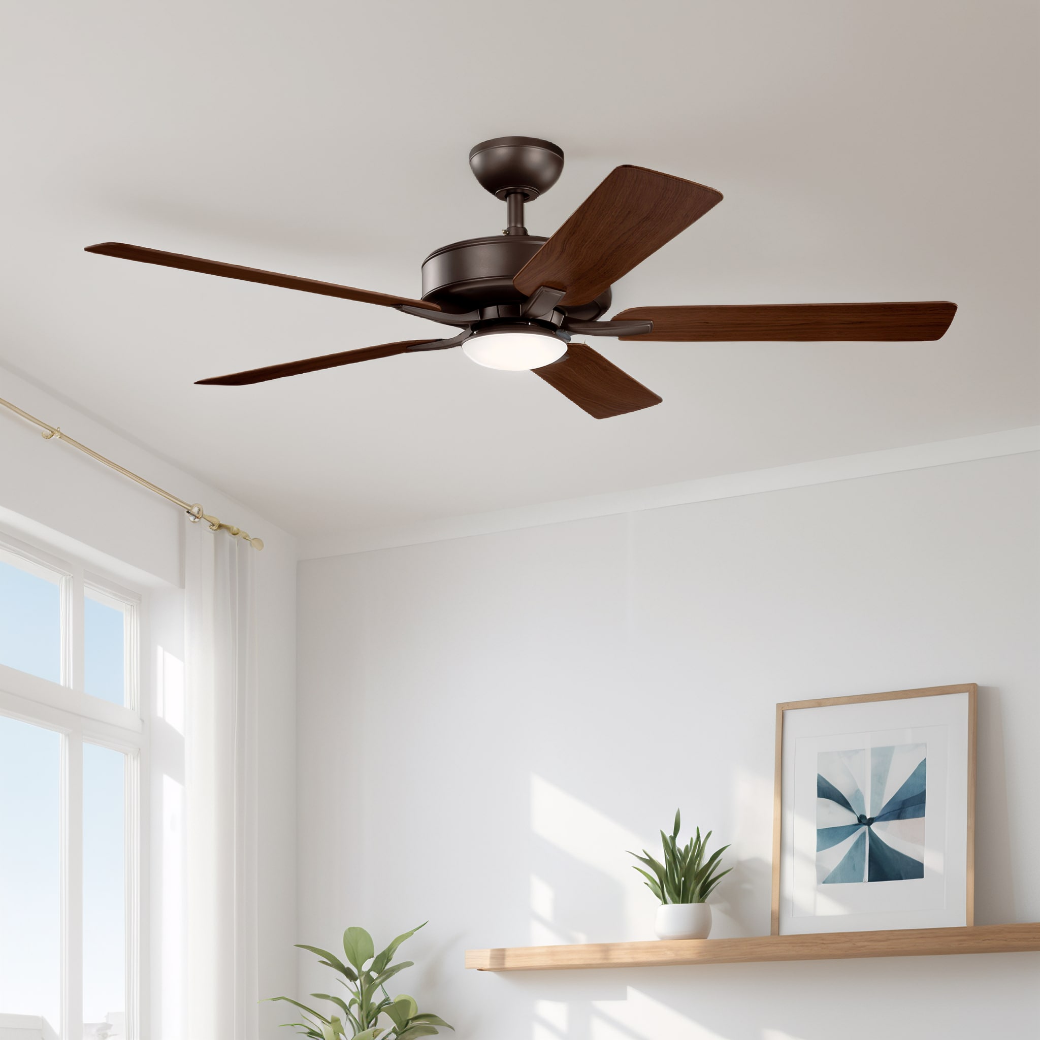 Kichler 330019SNB Ceiling-Fans - View #2