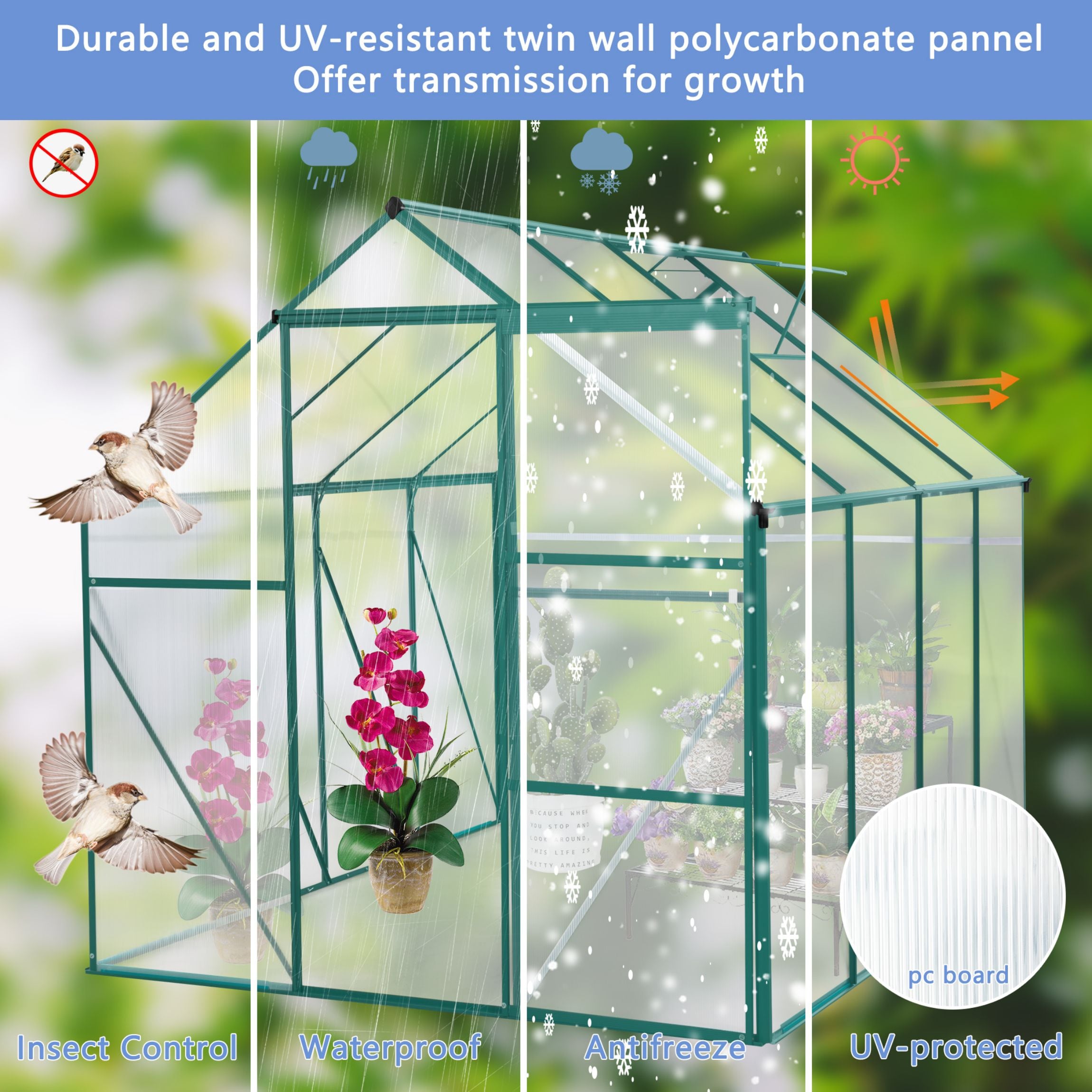Poinic QURGH-0004S54 greenhouses - View #4