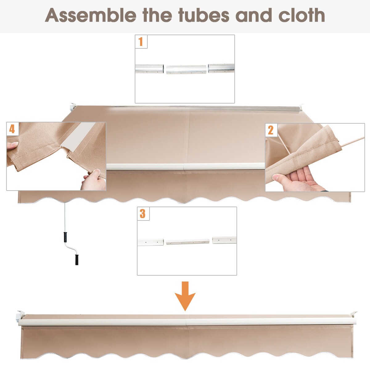Costway OP70368BE awnings - View #5