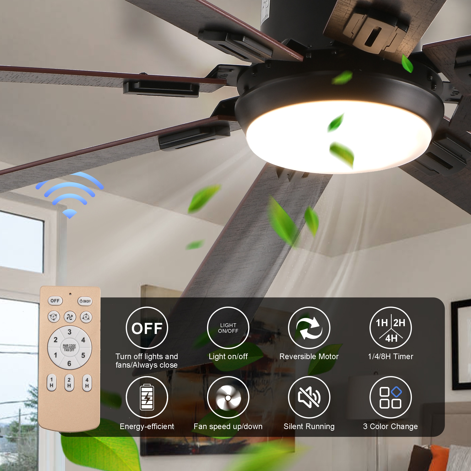 Sunrinx MG9-CF-19 Ceiling-Fans - View #7