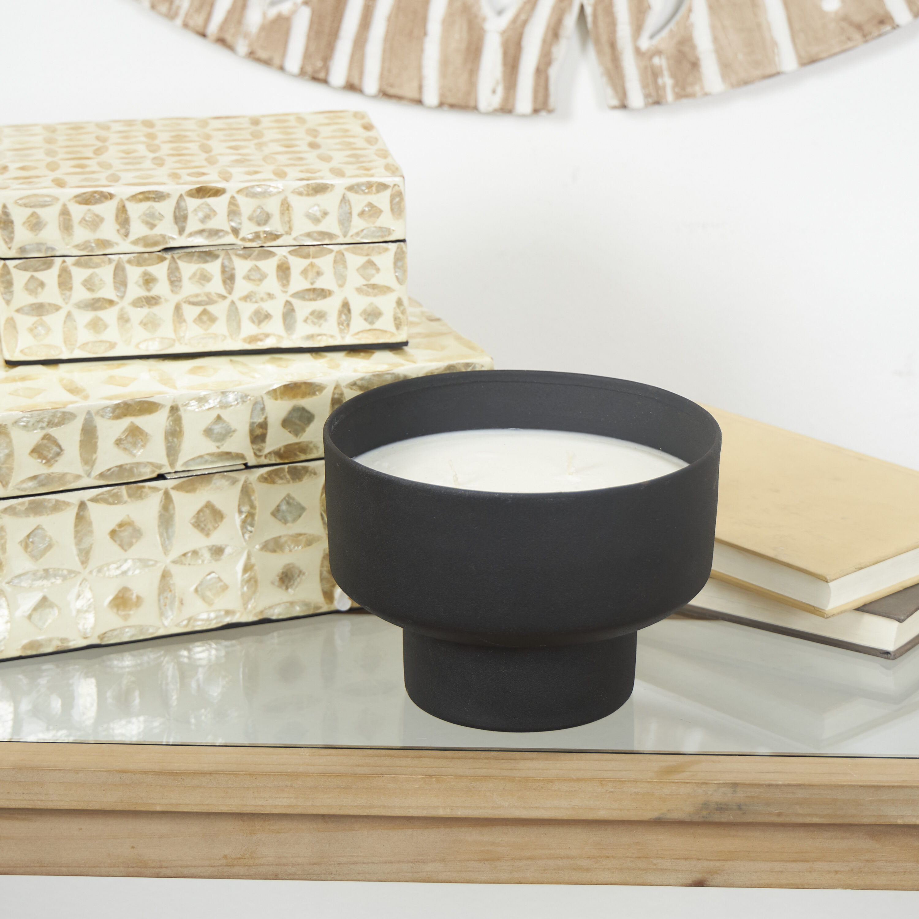 Grayson Lane 820113 Campfire Black Votive candle