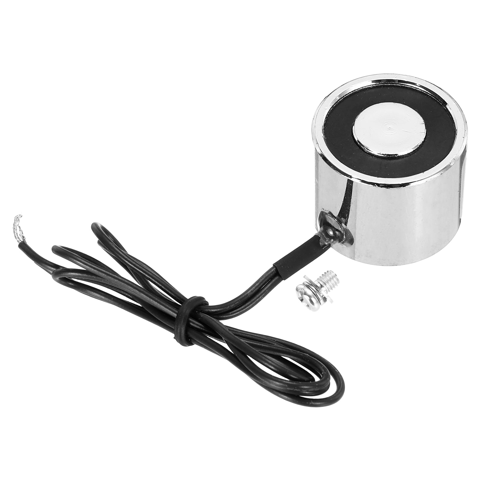 Unique Bargains Solenoid Electromagnet DC 24V 2W 17.6LB/8Kg Round Electric Magnet Electric Lifting Magnet 25x20mm for Automation Equipment #S26060500UX0261