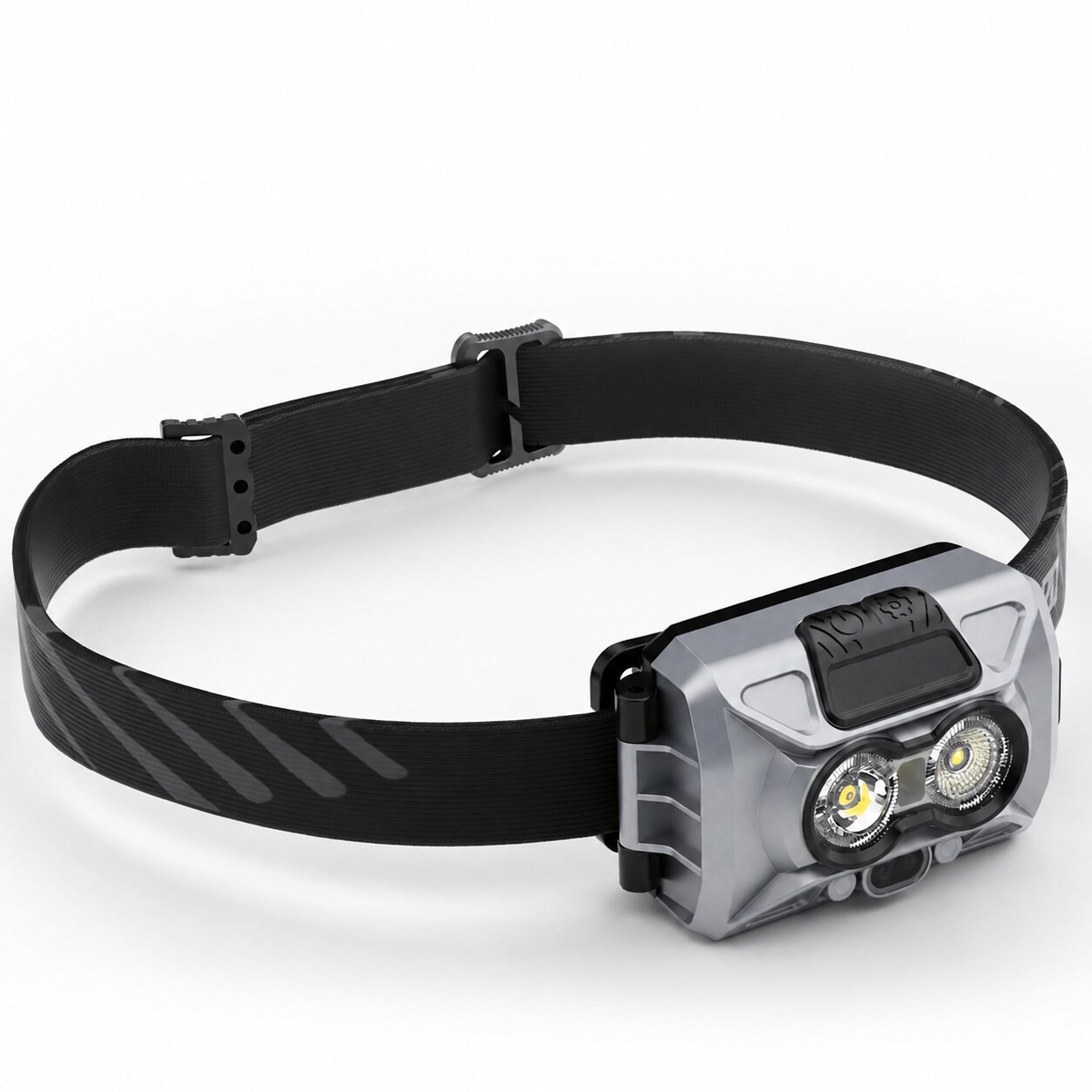 SenQWFa F8 Headlamp renewable power 800 Lumen Super Bright LED Head Lamp IP67 Waterproof with Motion Sensor and Red Light AAA power cell #LDC0821C284