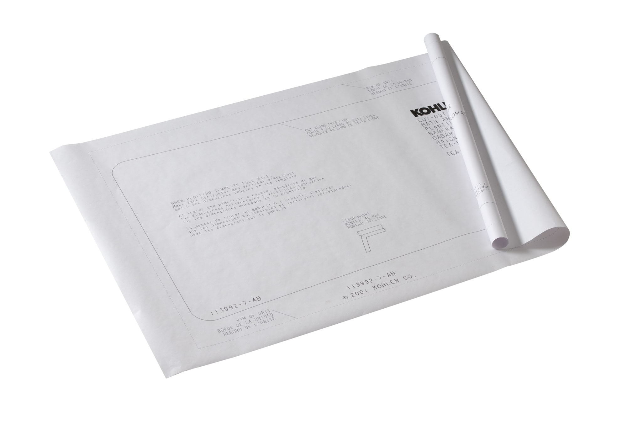 KOHLER 586-NA Tub and Shower Installation Kit