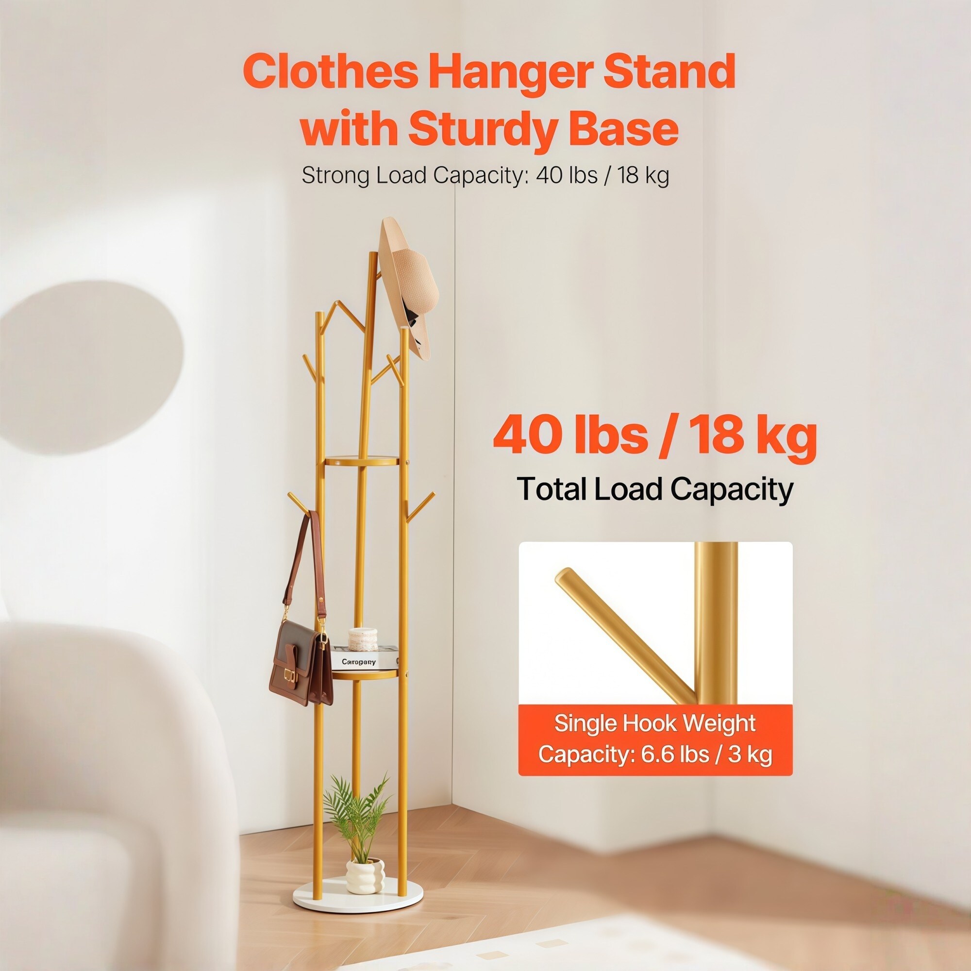 Numhew NHWILL40384 Coatrack-Stands-Pedestals - View #3