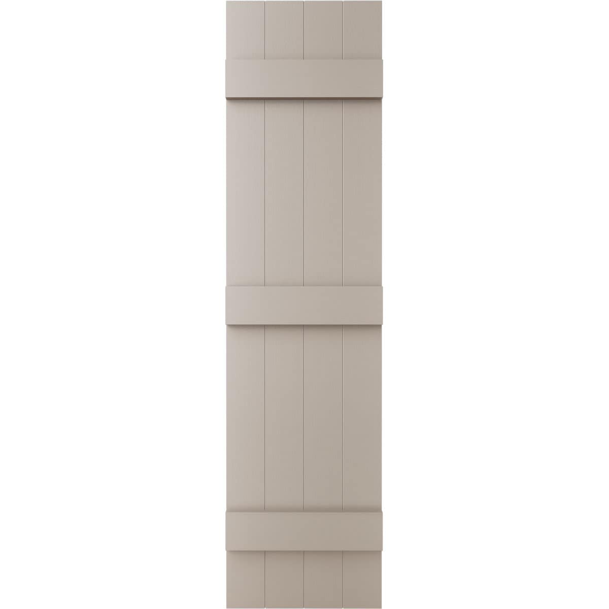 Ekena Millwork LJ4C14X06400CL 14-in W x 64-in H Clay Board and batten Exterior Shutters ( 2 -Pack )