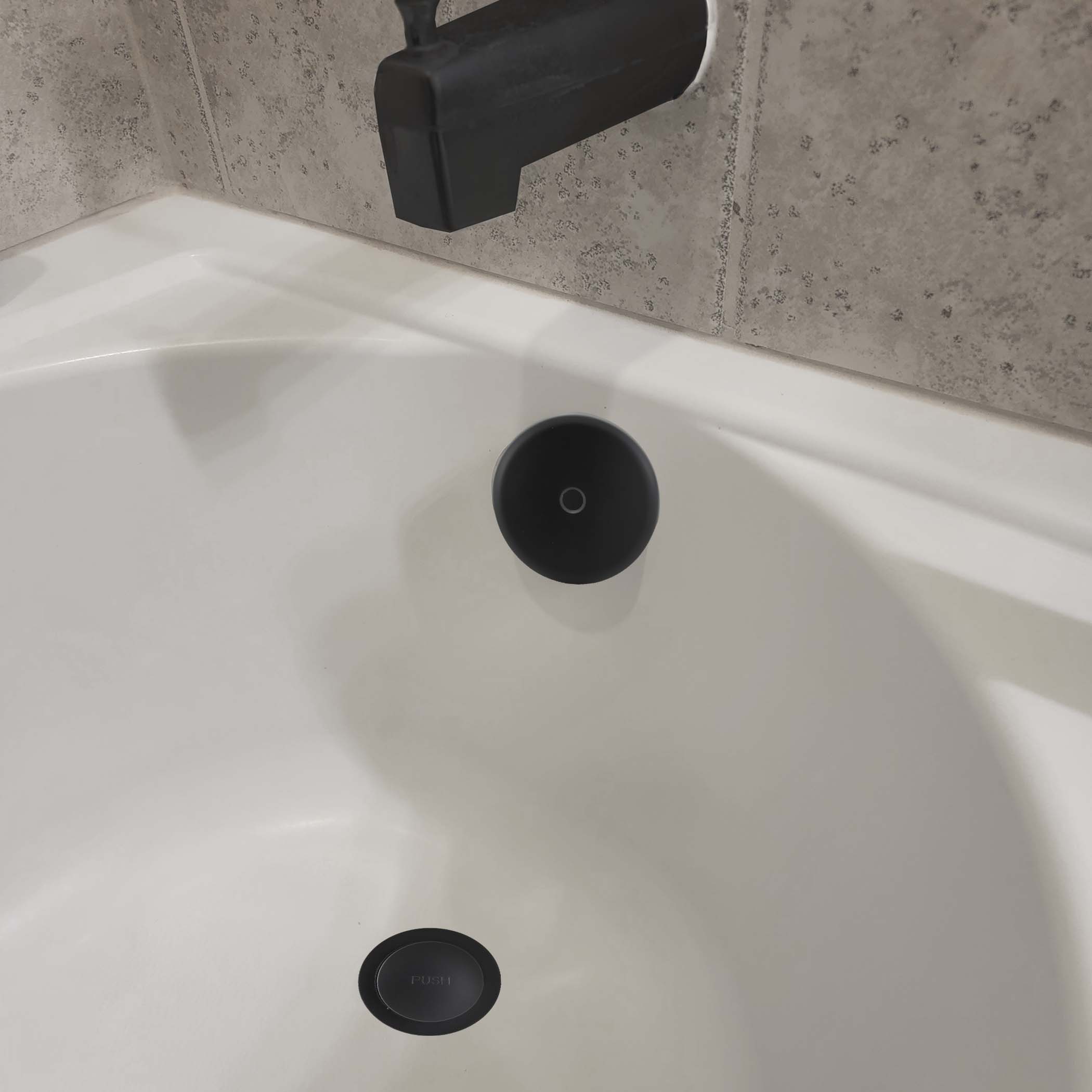 Trip Lever Bath Drain Trim Kit - Overflow Drain Cover for Bathroom Tub | BN