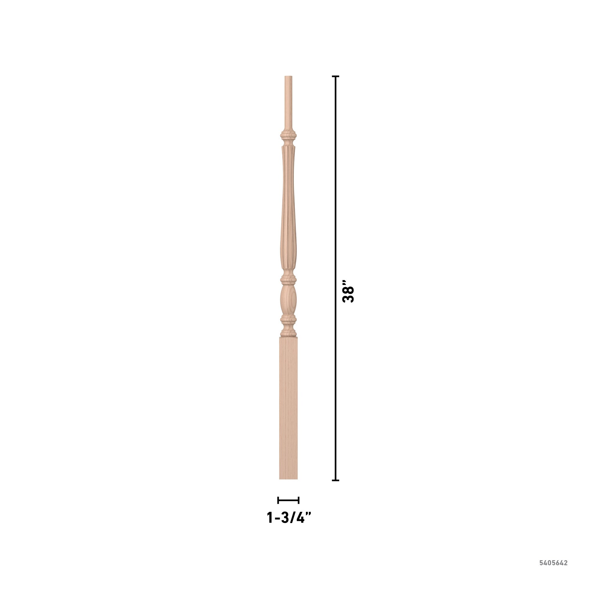 L.J. Smith Stair Systems LJF-2115-M 38 Interior-Stairpart-Balusters - View #4