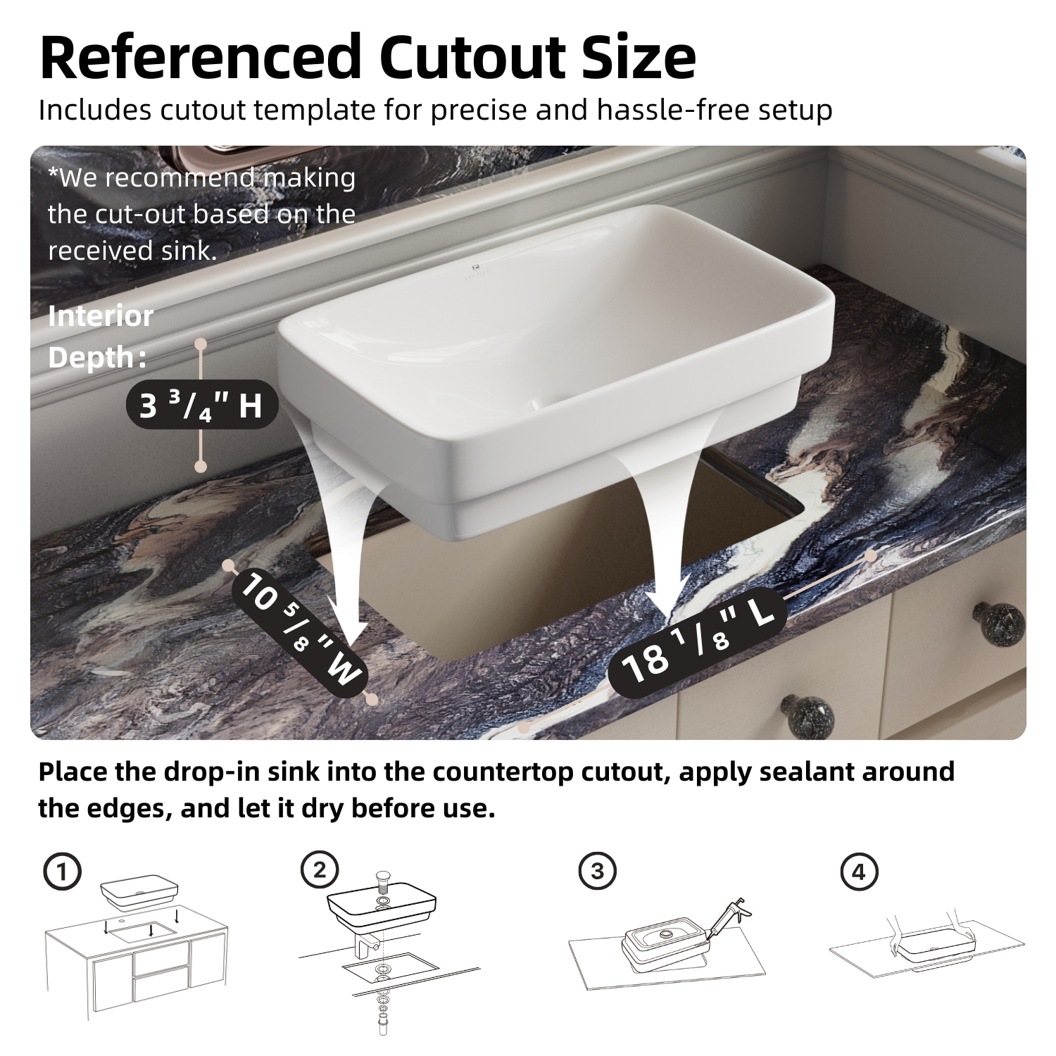 Los Flexi LSLFBSR-1912-0 Bath-Sink - View #8