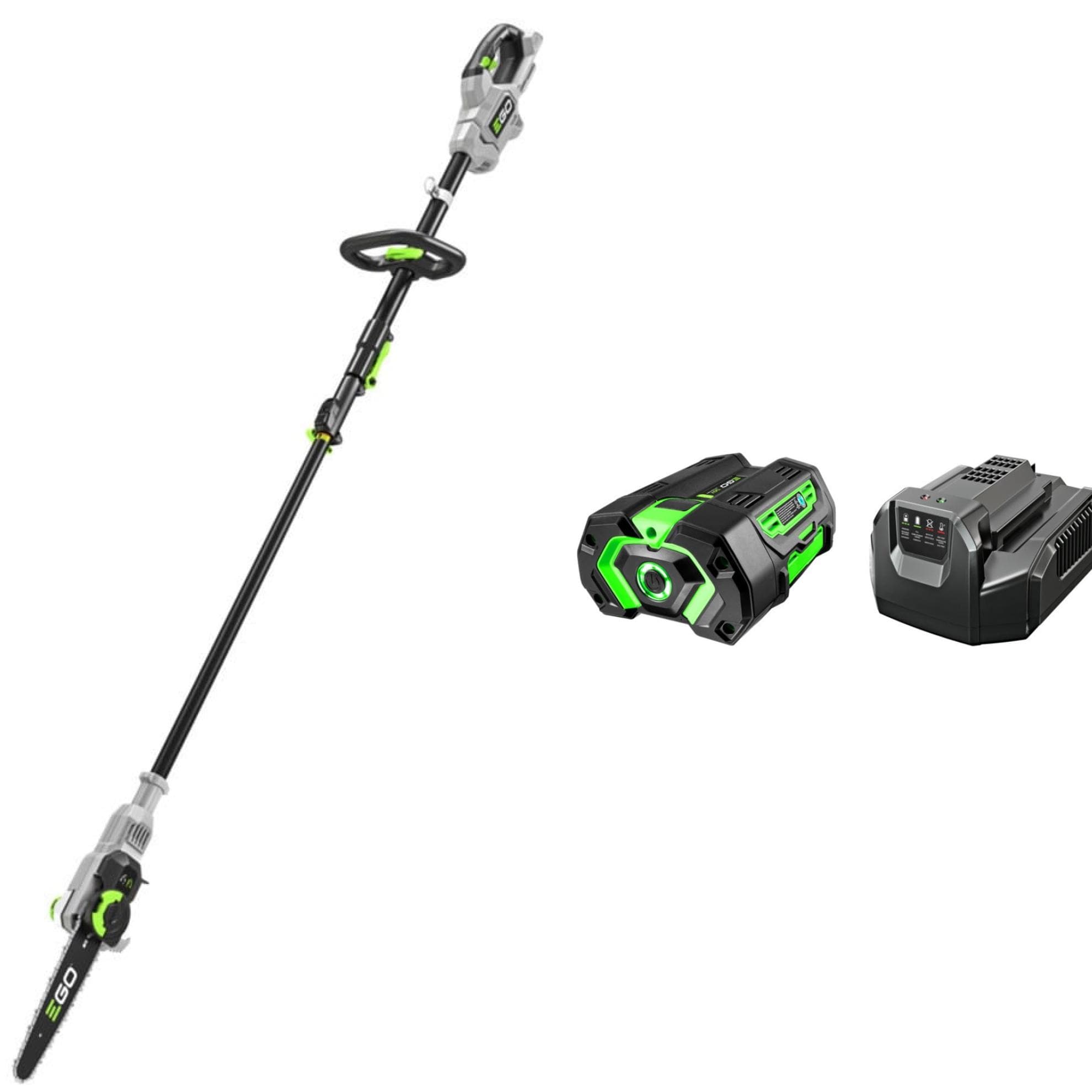 EGO 10 In Cordless Pole Saw With 56V 5Ah Battery And Charger