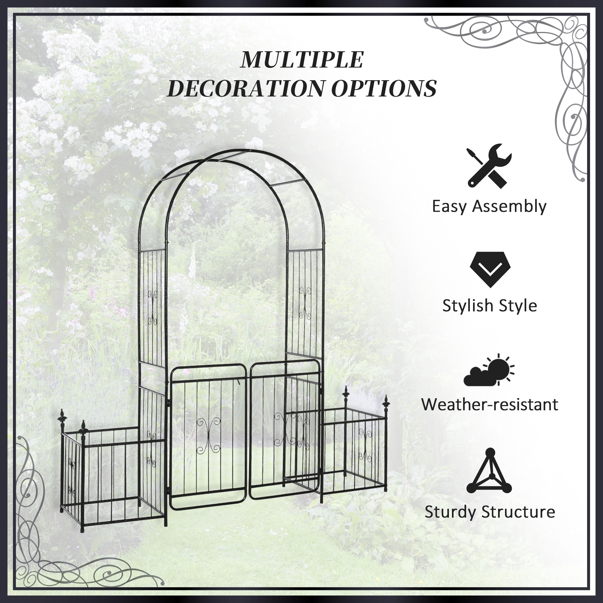 Outsunny 844-333 Garden-Utility-Fencing - View #5